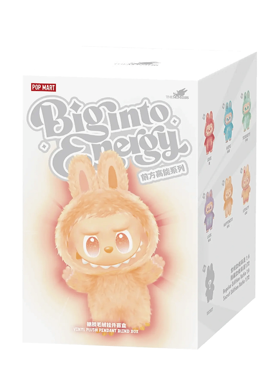 Labubu - POP MART – THE MONSTERS (Labubu) – Big into Energy – Vinyl Plush Pendant Blind Box - multi color - 0