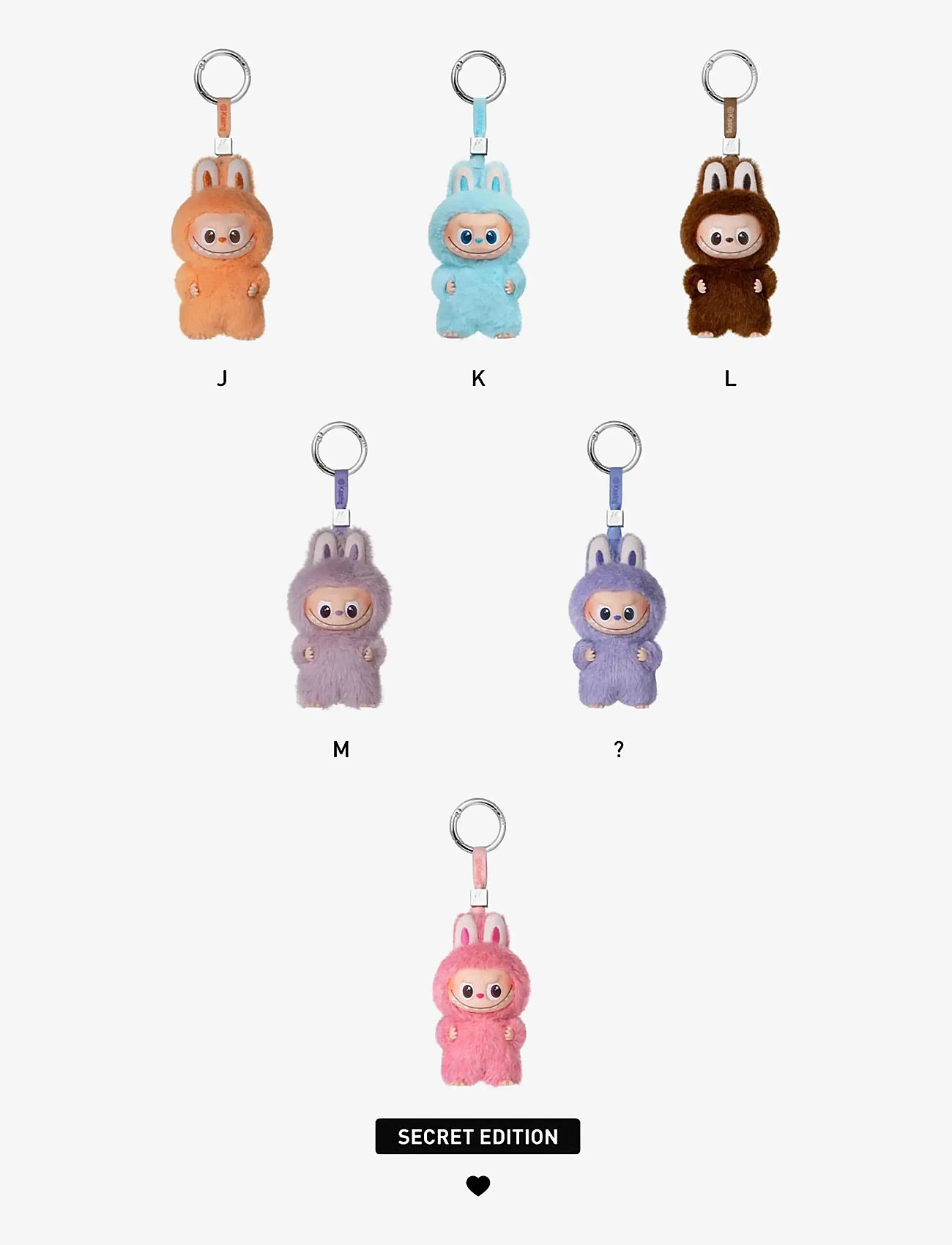 Labubu - Pop Mart - Labubu The Monsters - Pin for Love (A-M) - loomad - multi color - 2