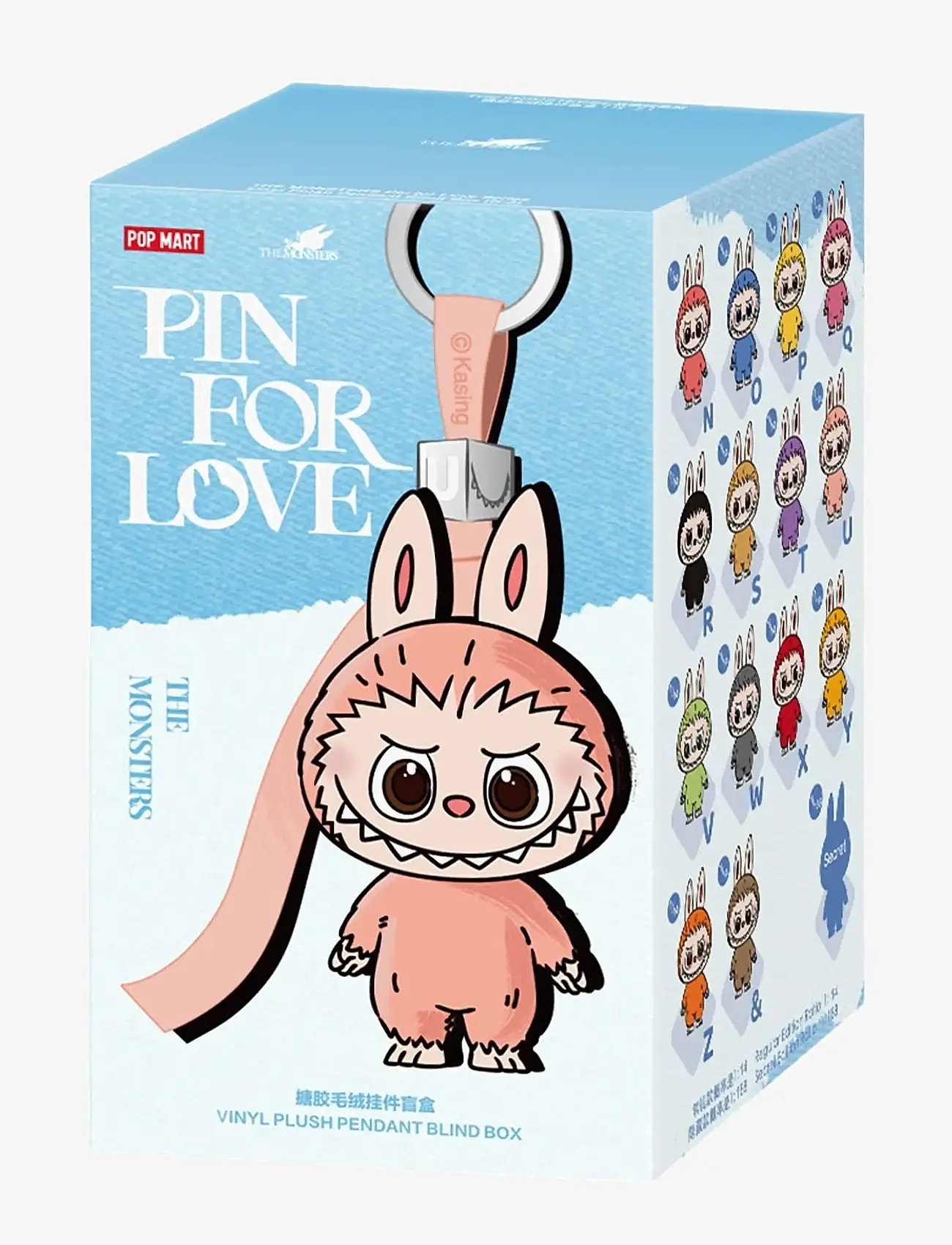 Labubu - Pop Mart - Labubu The Monsters - Pin for Love (N-Z) - dyr - multi color - 0