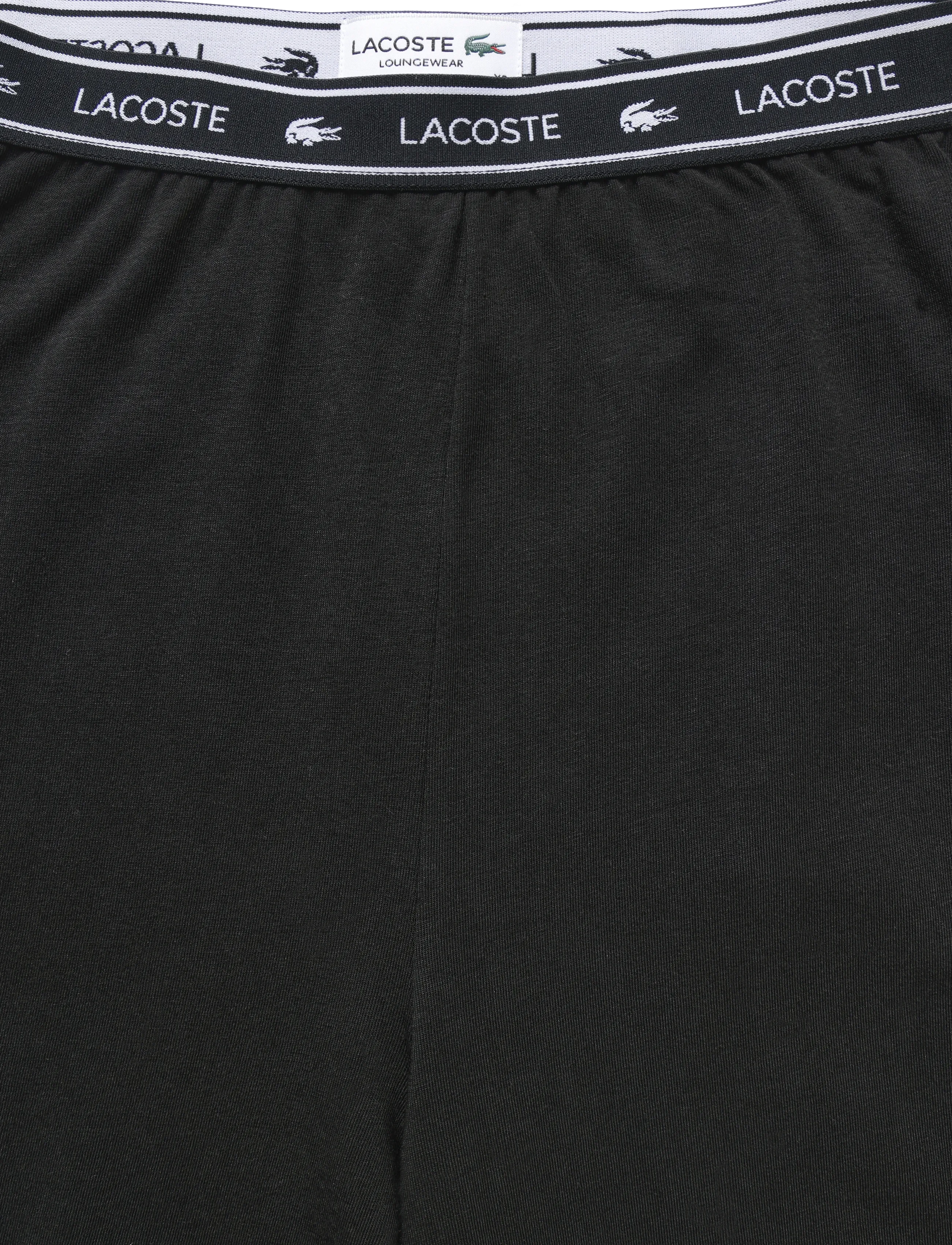 Lacoste - Stripe Logo Trousers - jogginghosen - black - 2
