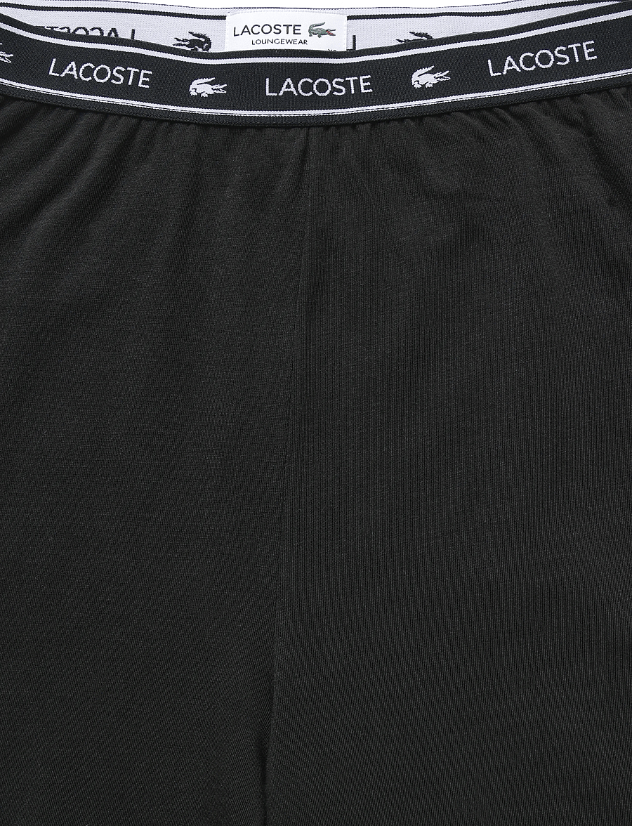 Lacoste - Stripe Logo Trousers - jogginghosen - black - 2