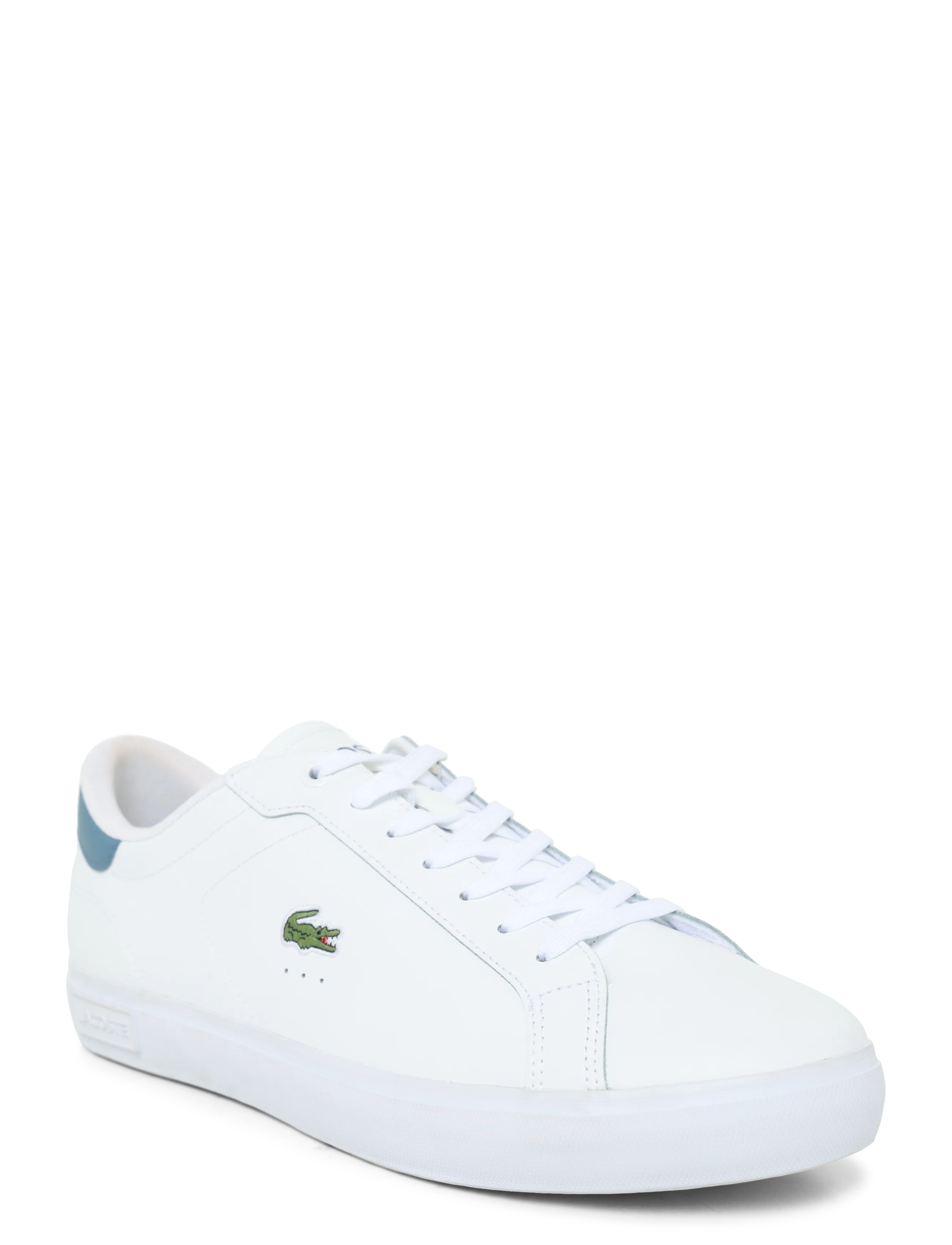 Lacoste Men's Powercourt leather sneakers - Schuhe - MULTI COLOURED / white