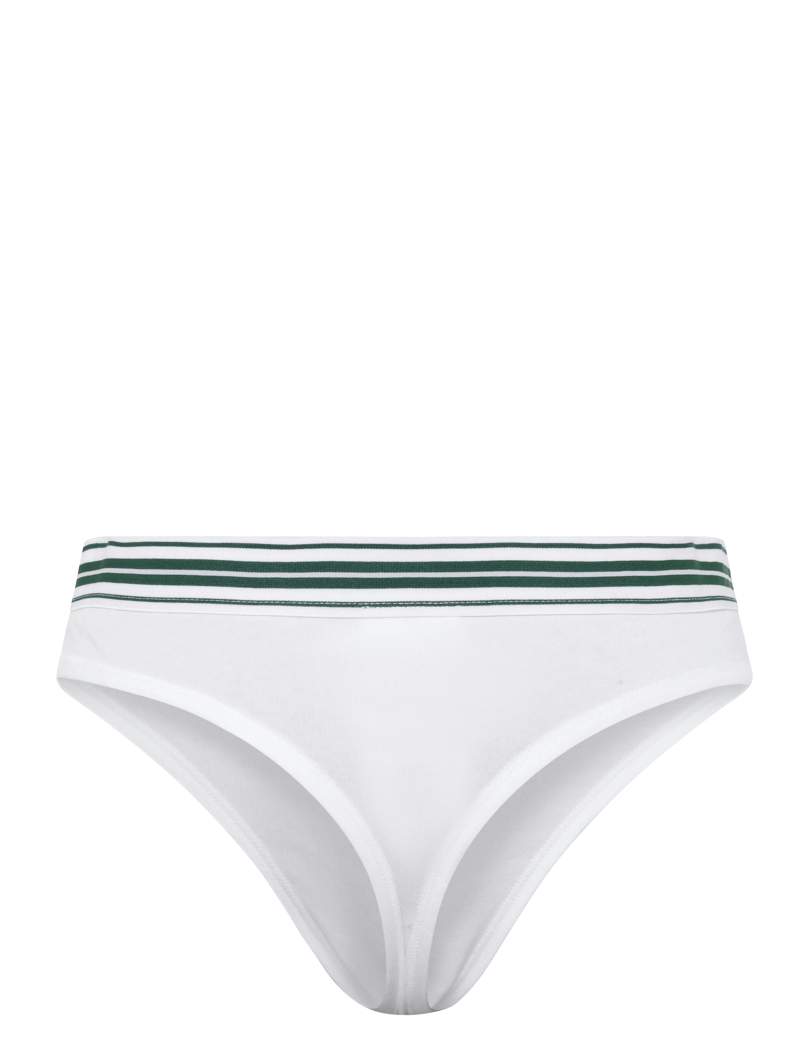 Lacoste - Stretch cotton thongs - tangas - white - 1