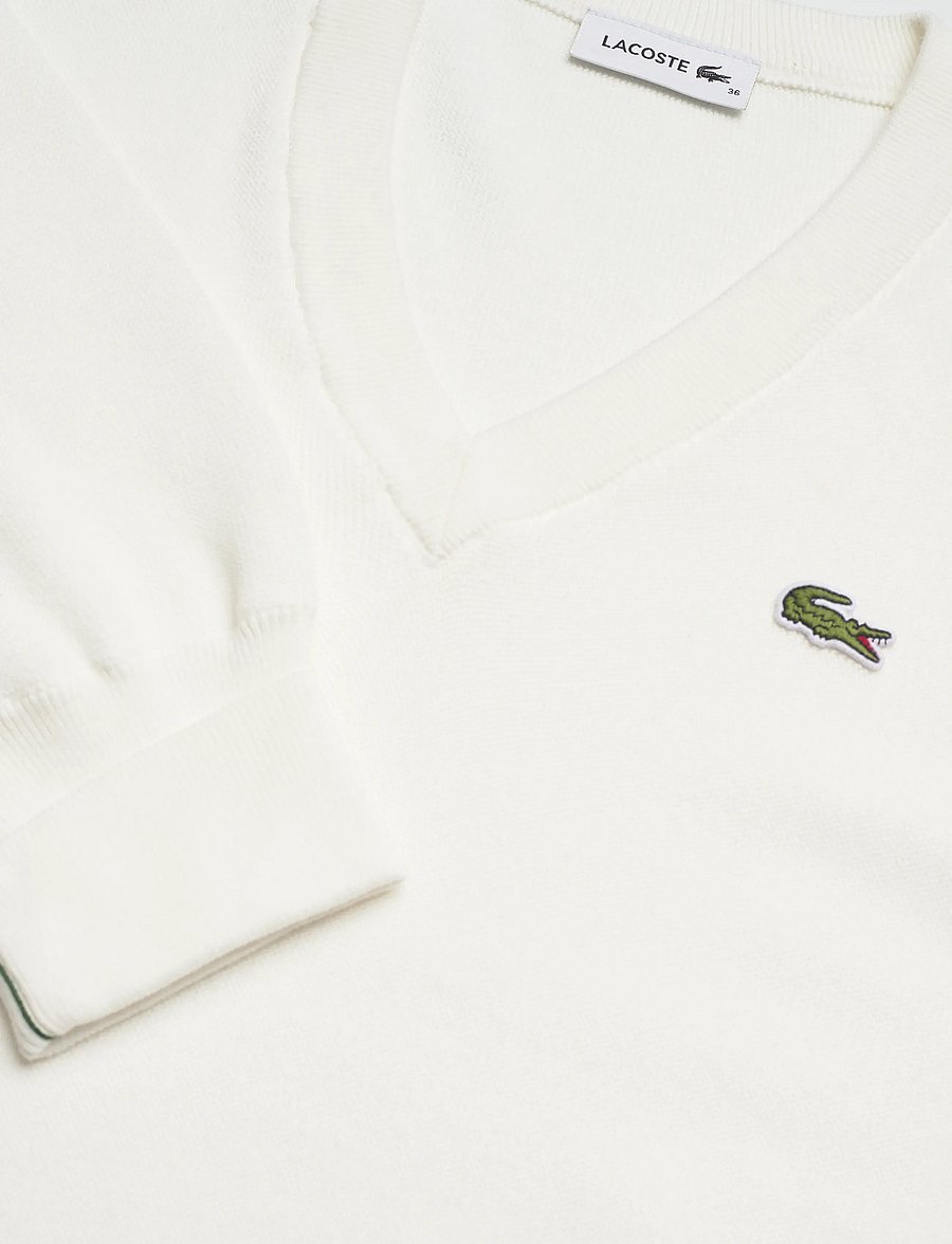Lacoste - SWEATERS - gebreide truien - white - 2