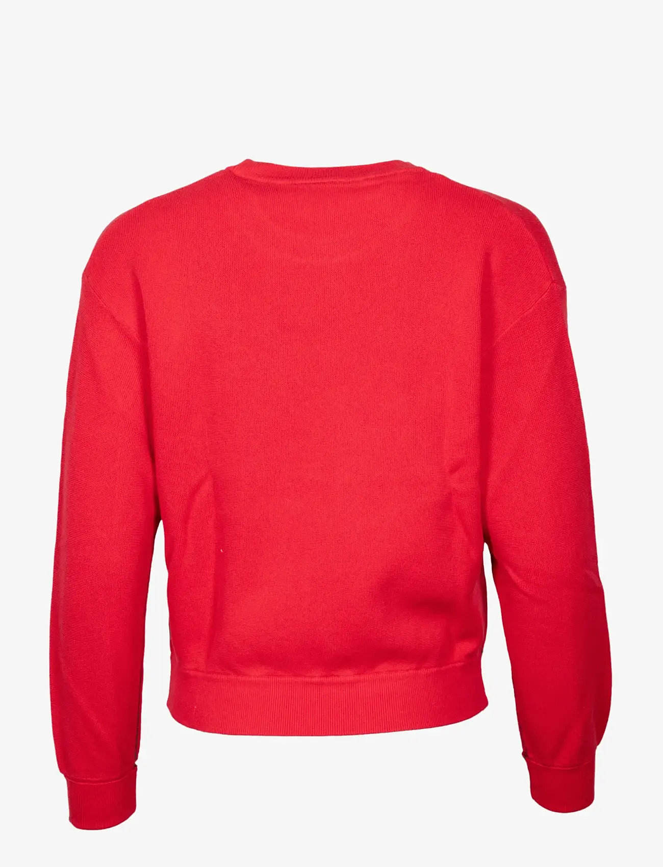 Lacoste - Crewneck Sweater - stickade tröjor - red - 1