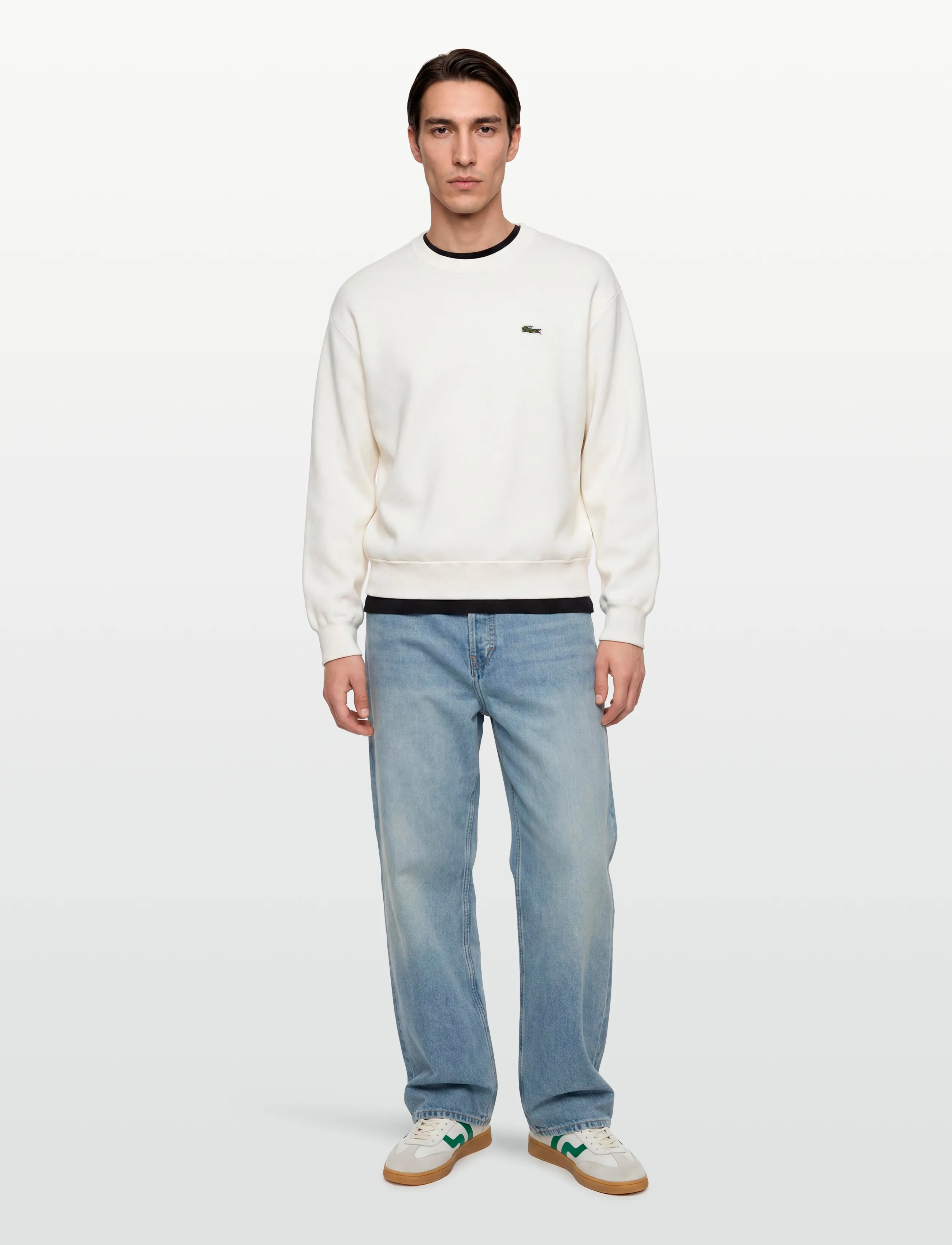 Lacoste - SWEATERS - stickade tröjor - white - 0