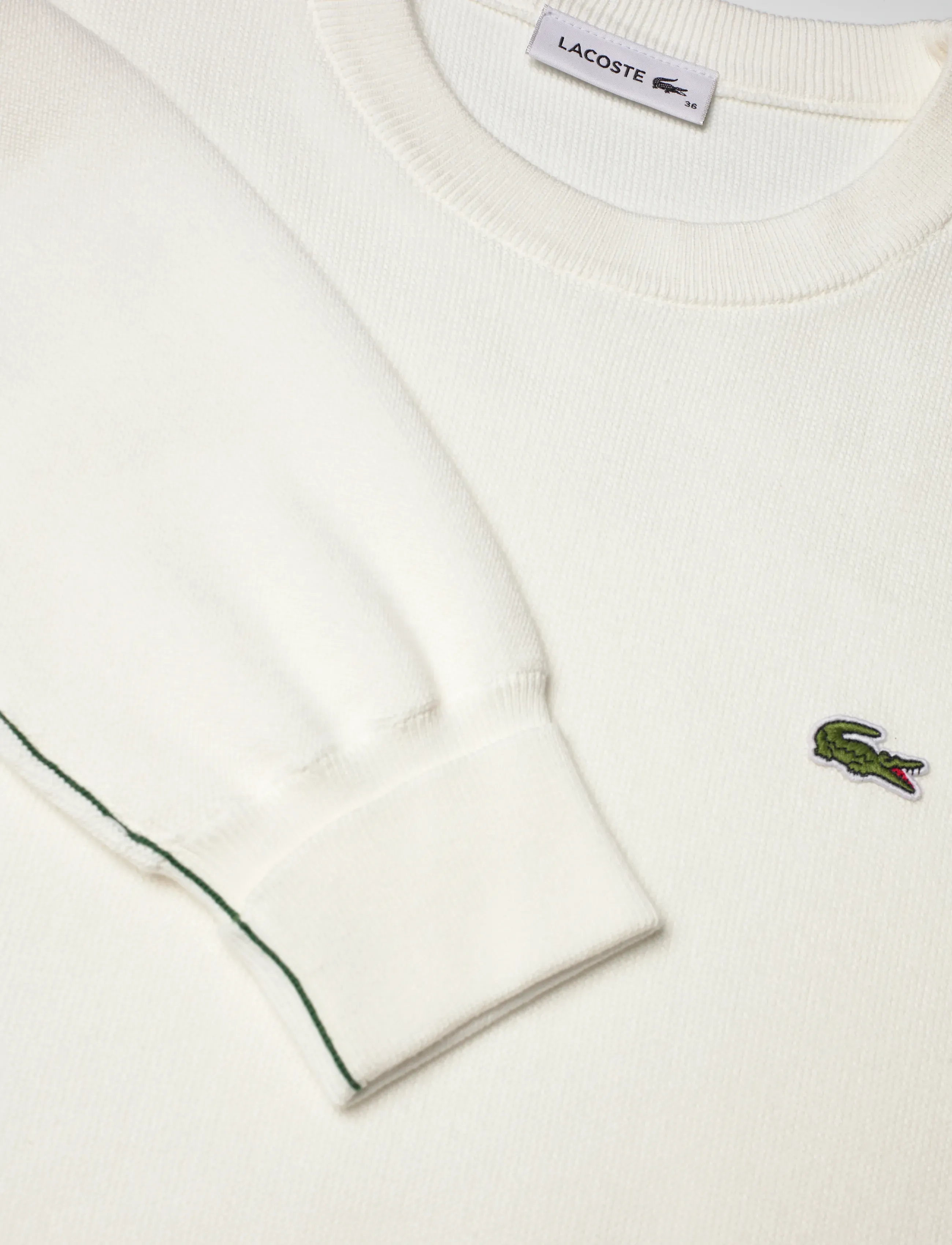 Lacoste - SWEATERS - stickade tröjor - white - 5