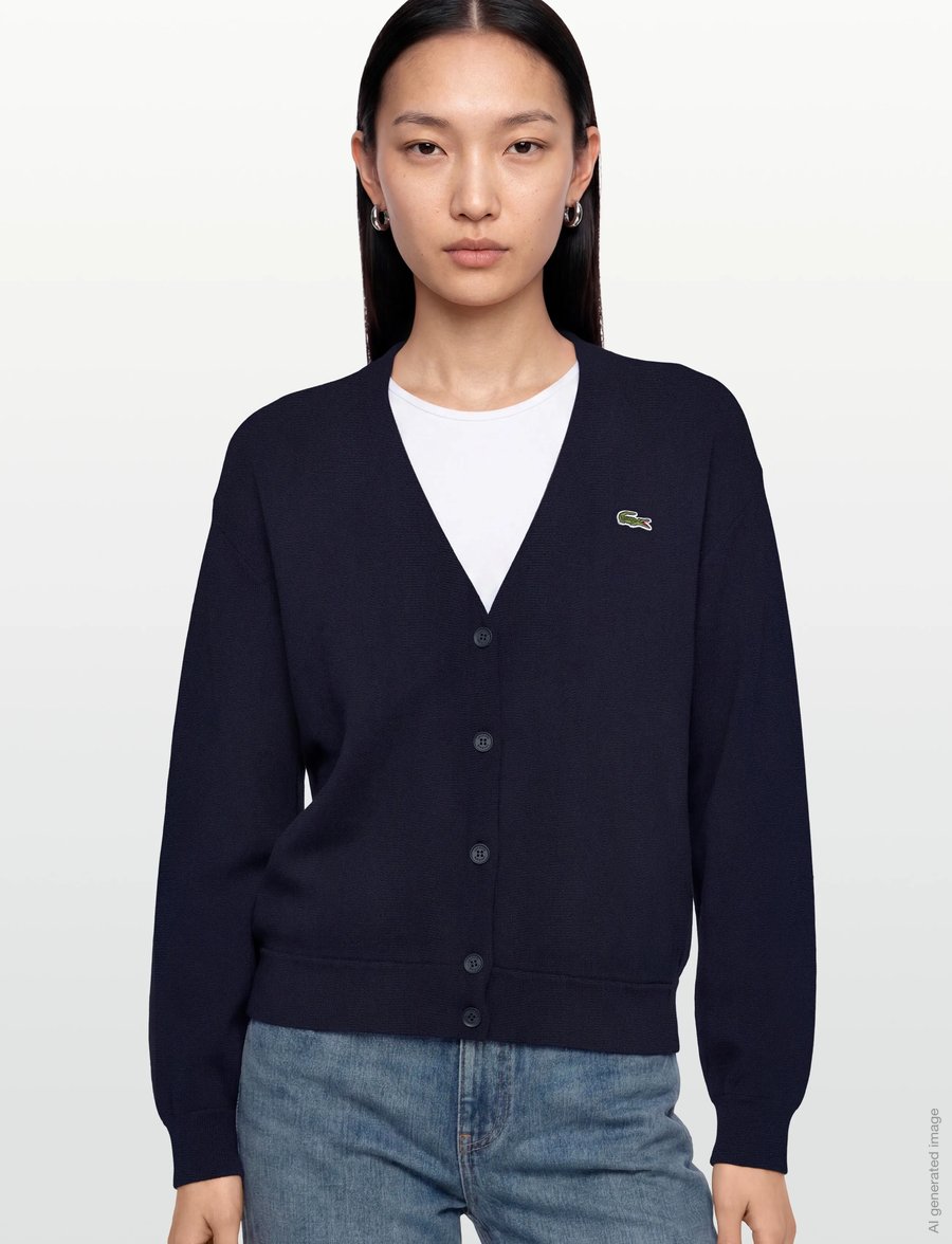 Lacoste - SWEATERS - cardigans - navy blue - 3