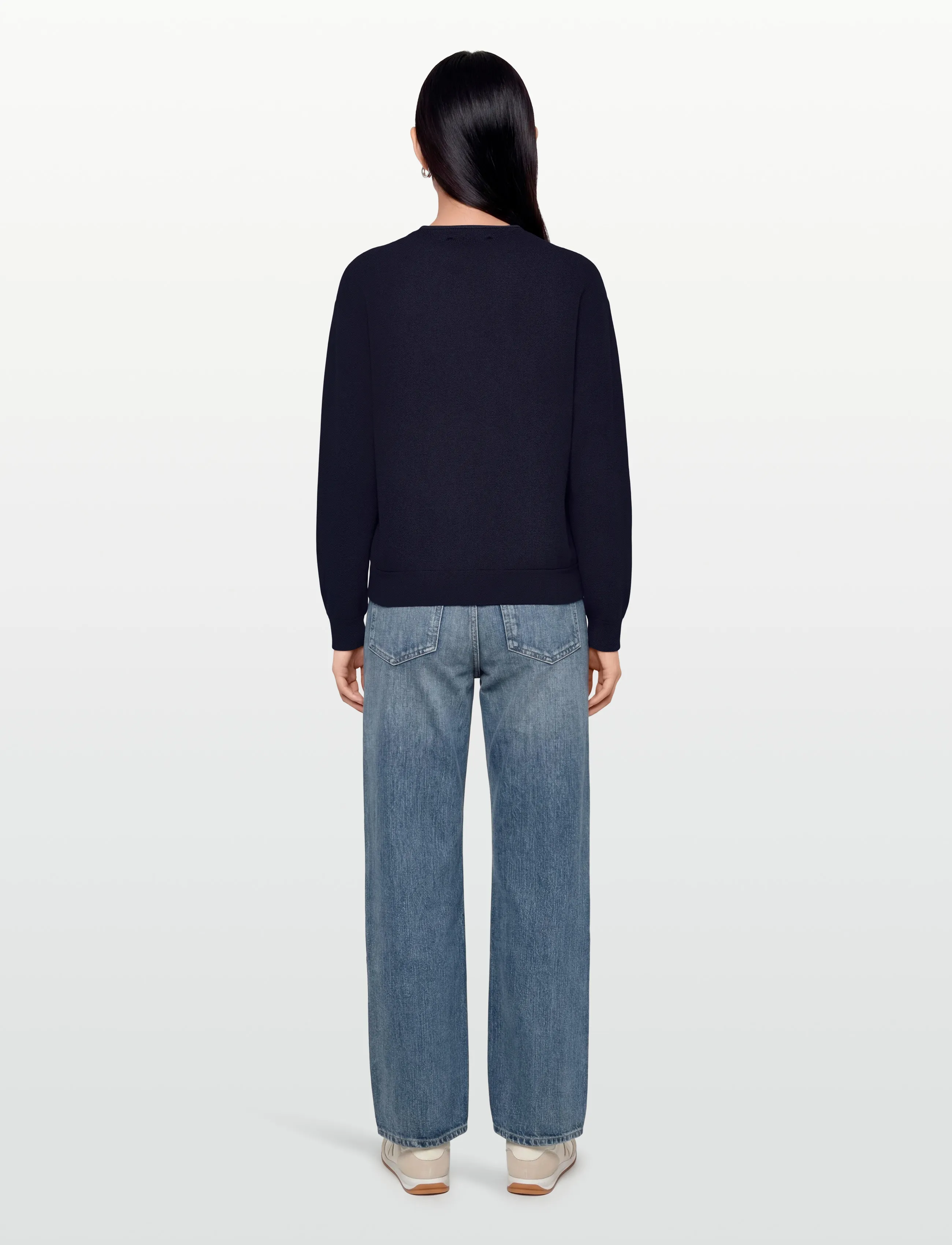Cotton V-Neck Cardigan 3