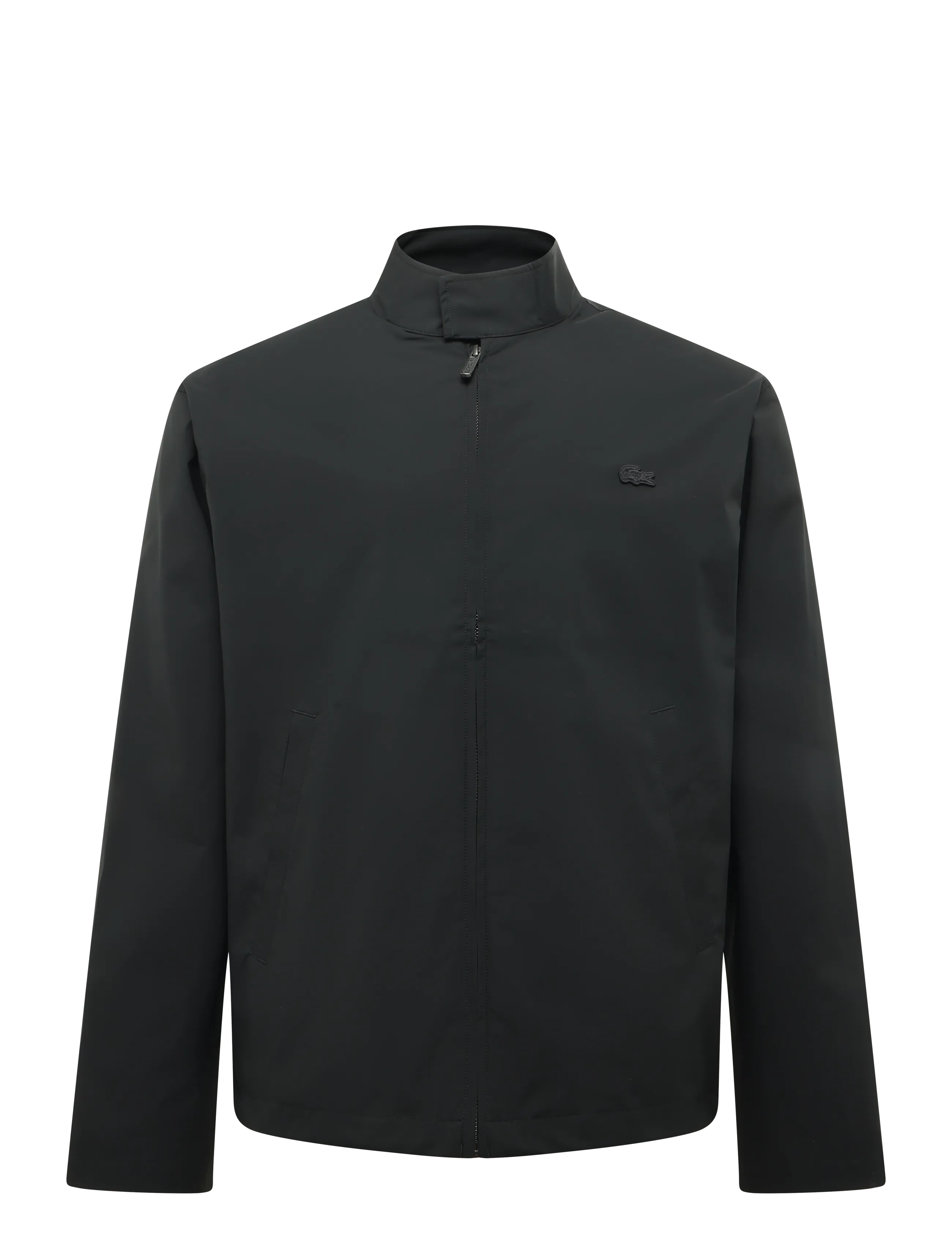 Lacoste Water-Repellent Harrington Windbreaker Jacket - Jacken - BLACK / black