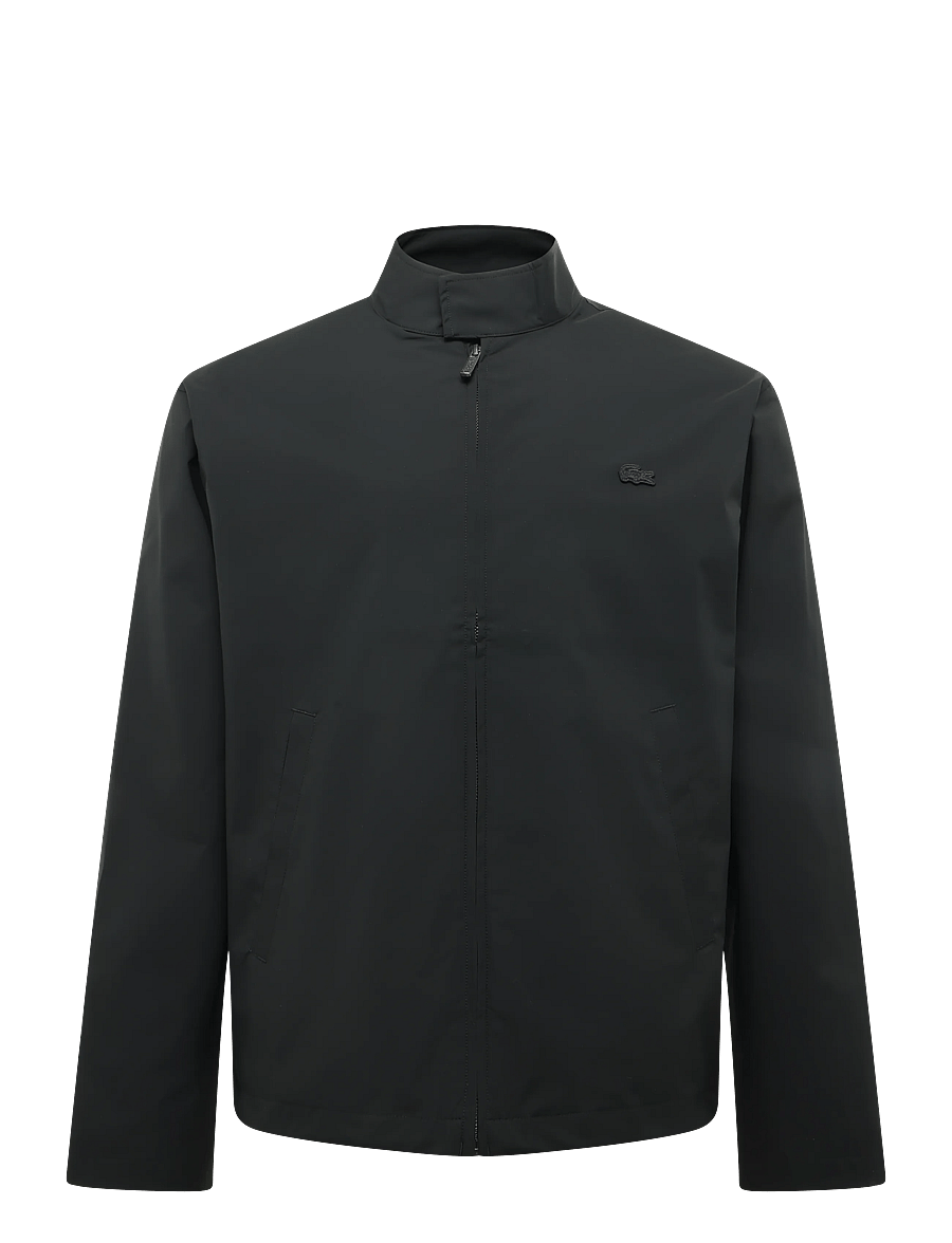 Lacoste - Water-Repellent Harrington Windbreaker Jacket - black - 0