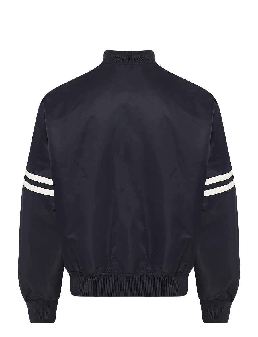Lacoste - Embroidered Badge Water-Repellent Bomber Jacket - varsity jackor - navy - 2