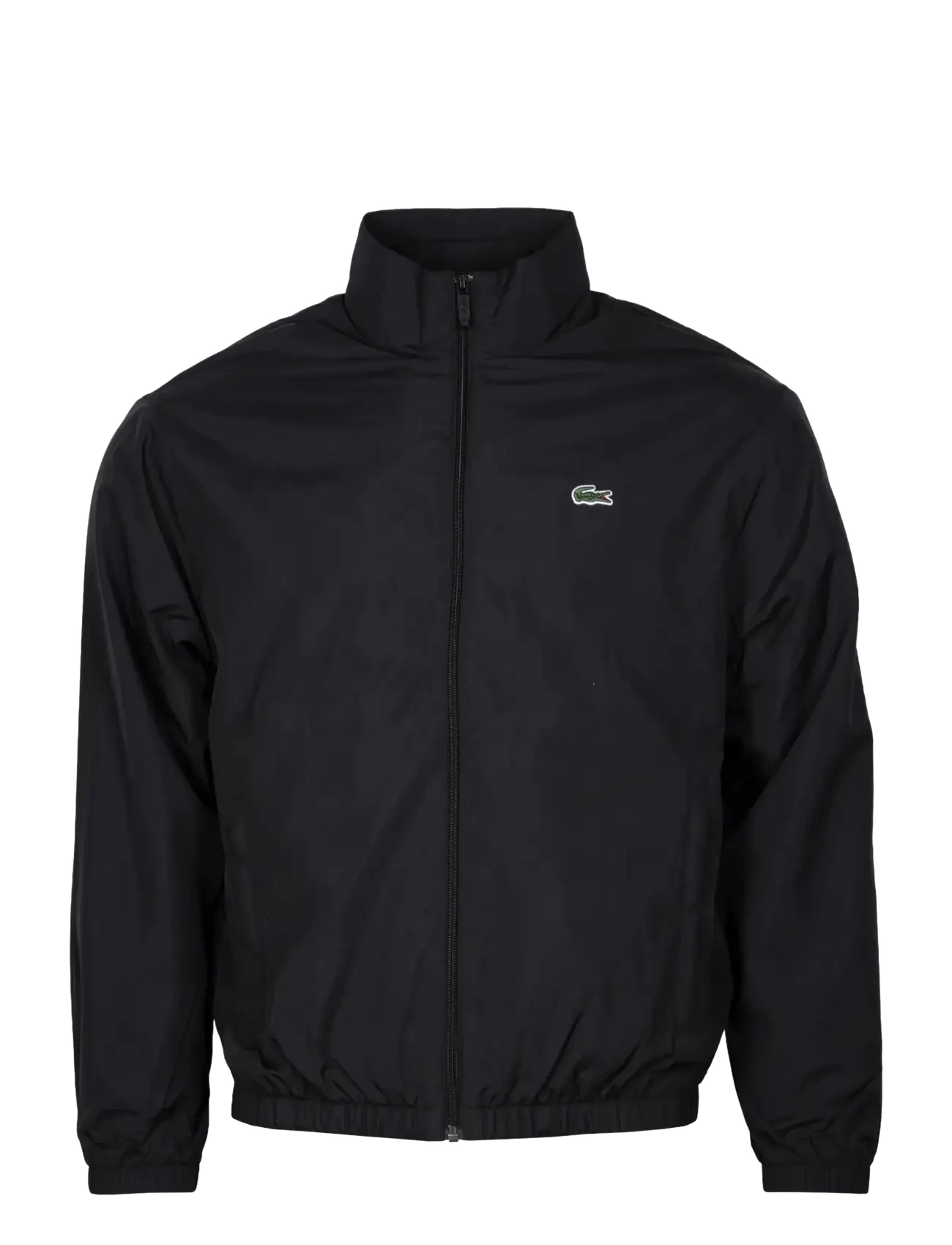 Lacoste Water-Repellent Hooded Track Jacket, 46, Jackets, Schwarz - Light Männerswear