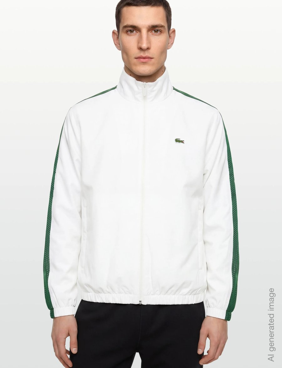 Lacoste - Colourblock Track Jacket - forårsjakker - white - 3