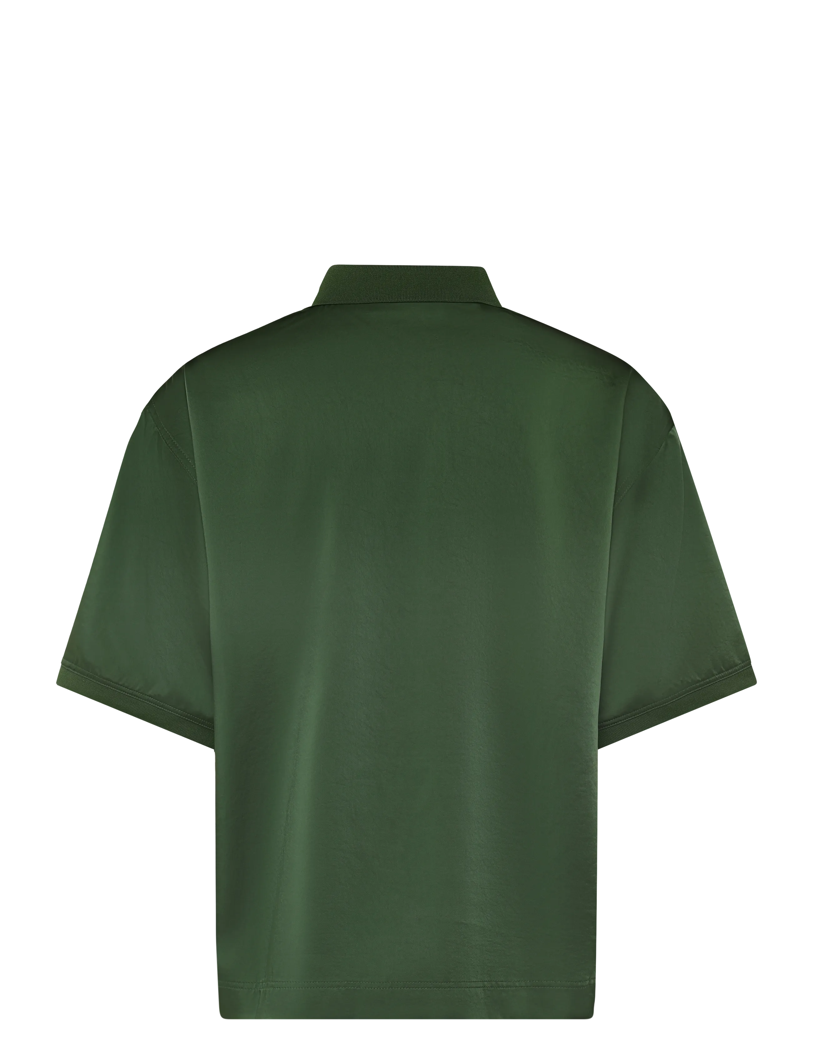 Lacoste - Oversized Silky Fluid Polo Shirt - green - 1