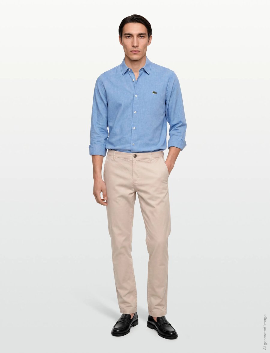 Lacoste - WOVEN SHIRTS - blue - 0