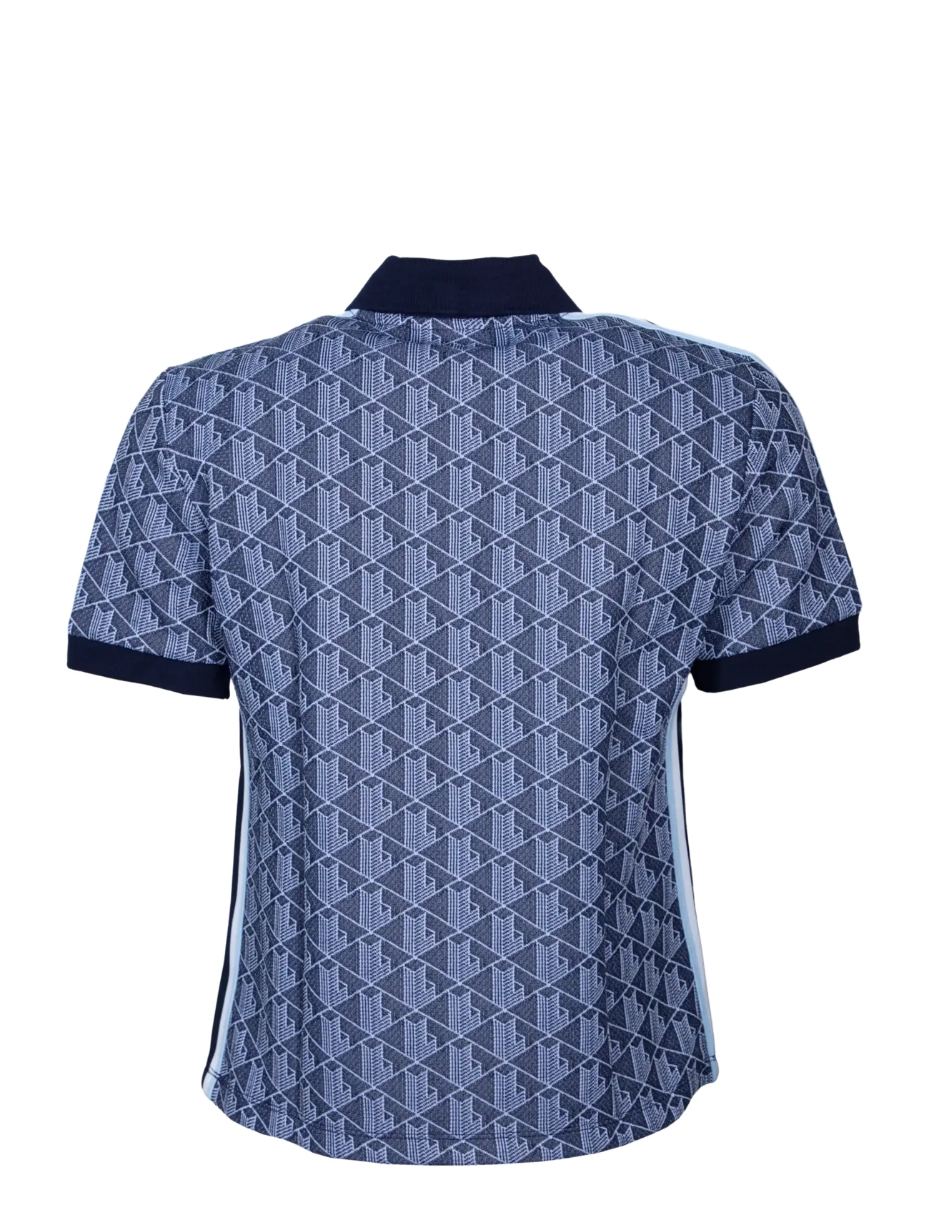 Lacoste - Monogram Jacquard Polo Shirt - multi coloured - 1