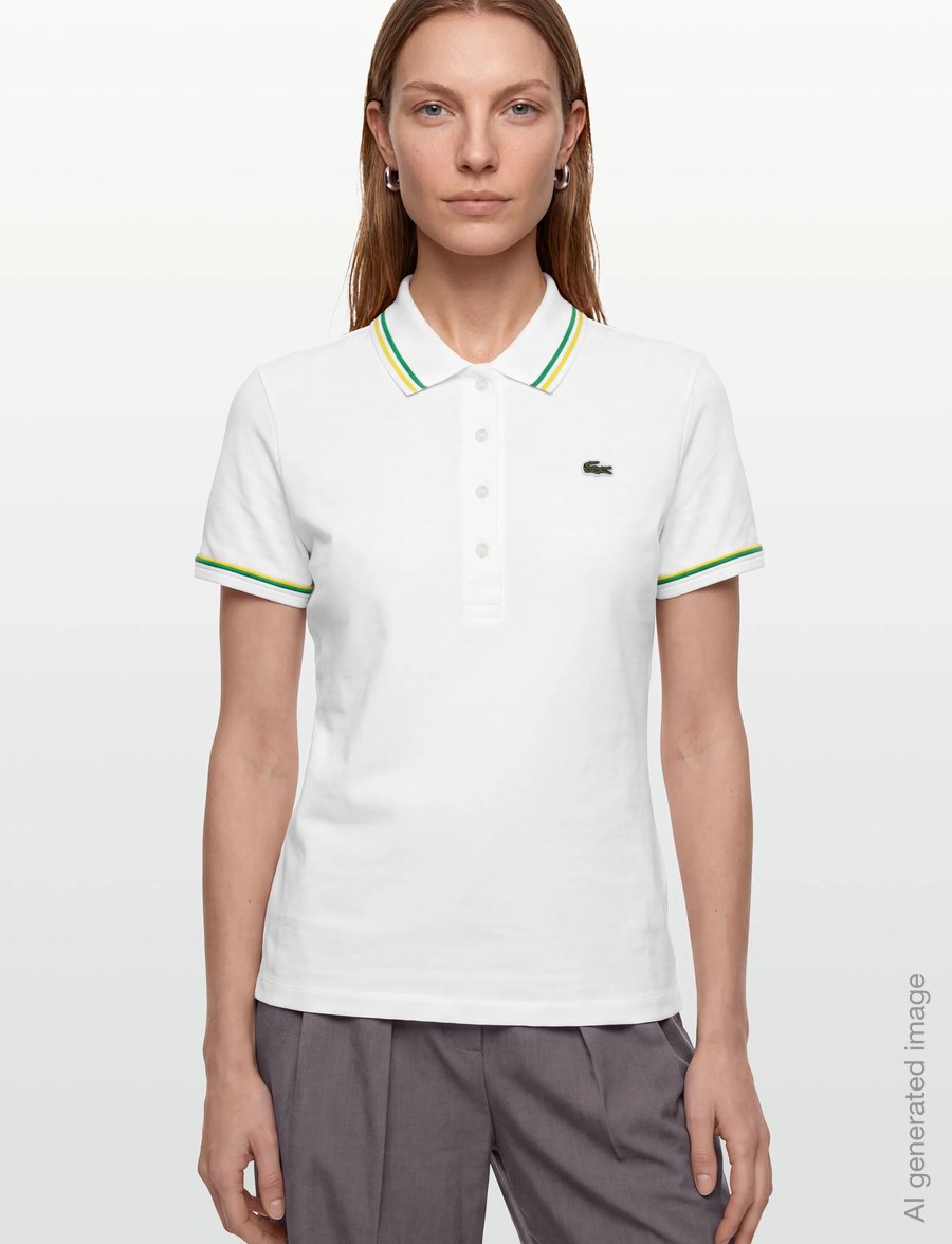 Lacoste - L.12.D Slim Fit Jersey Polo - polo shirts - white - 3