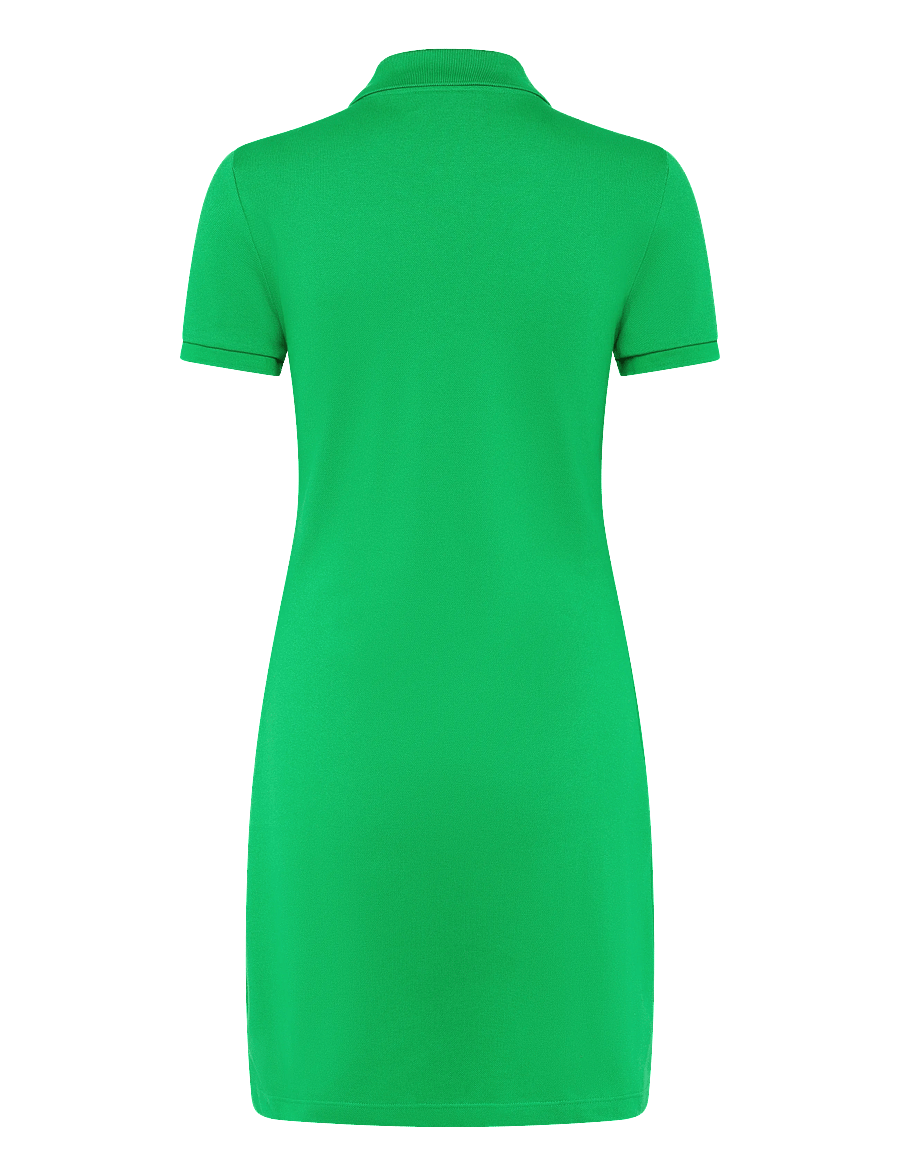 Lacoste - Slim Fit Stretch Mini Piqué Polo Dress - green - 1