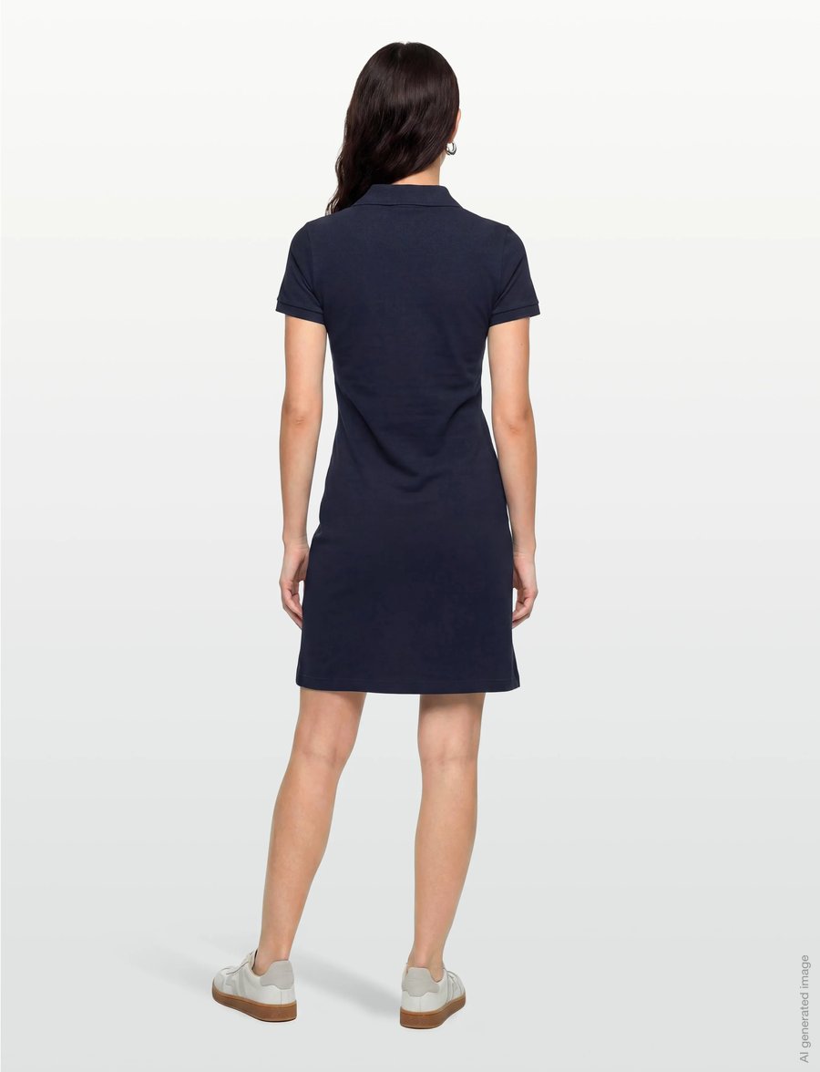 Lacoste - DRESSES - skjortekjoler - navy blue - 4