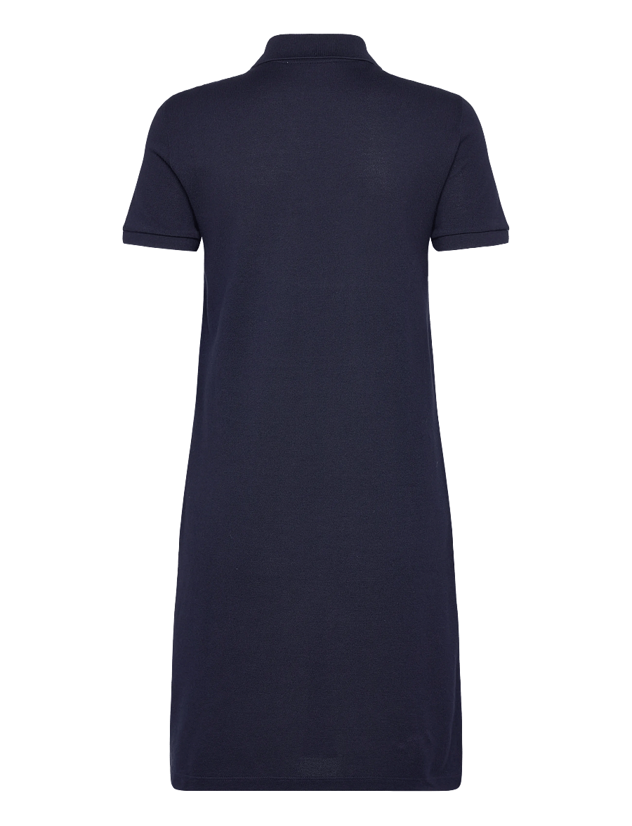 Lacoste - Pique Knit Polo Dress - hemdkleider - navy blue - 1
