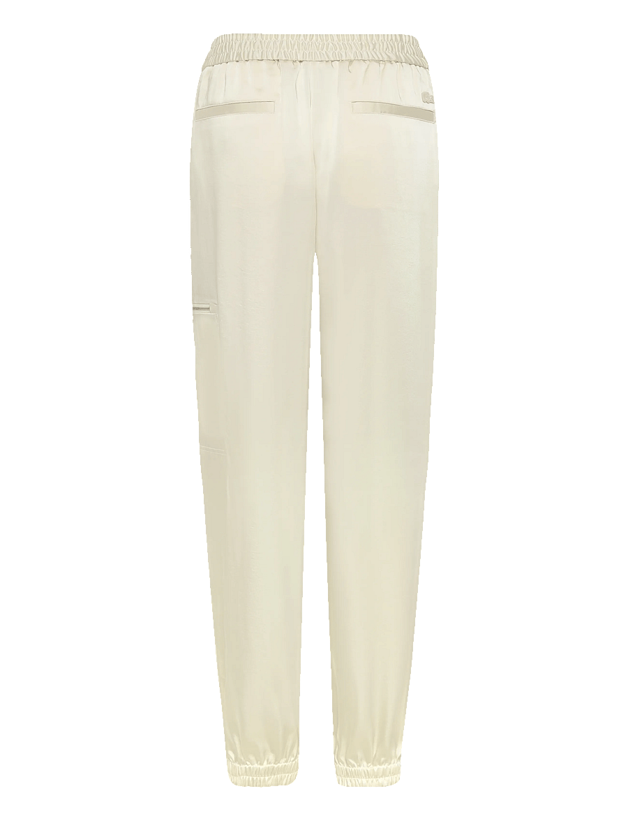 Lacoste - Fluid Zipped Pocket Pants - alltags-style - white - 2
