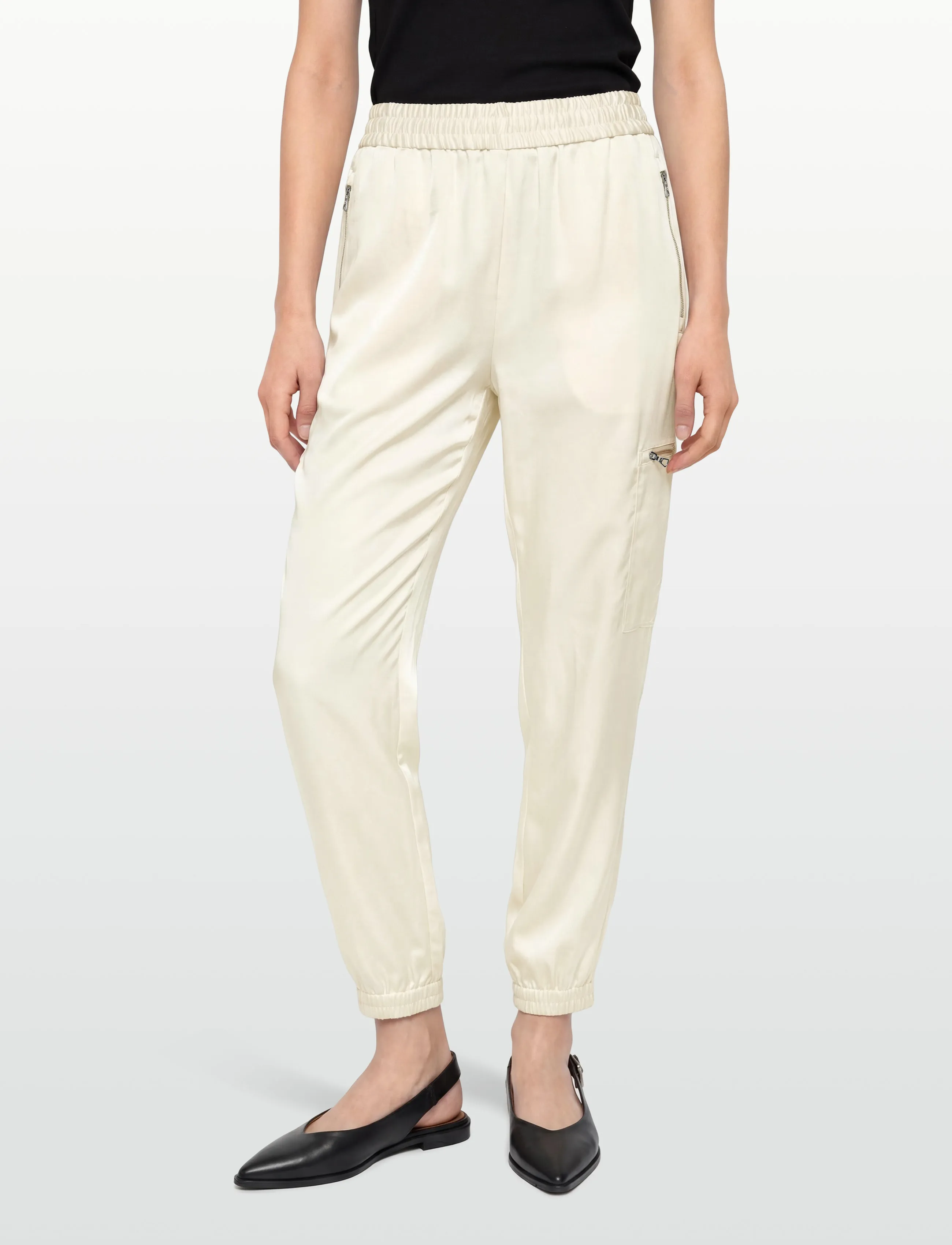 Fluid Zipped Pocket Pants 2