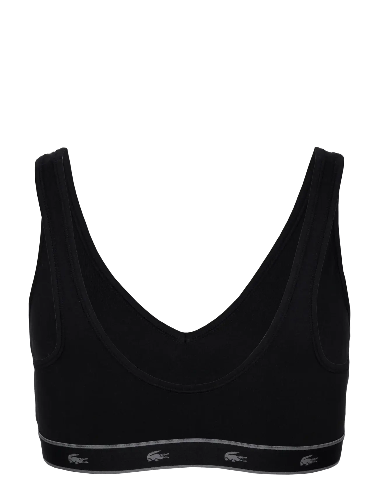 Lacoste - Essential V Neck Bralette - black - 1