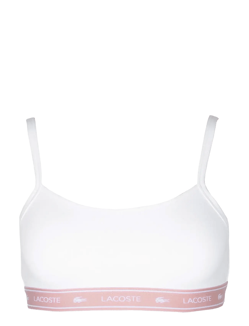 Lacoste - IF8181 Sports Bra - bralette-rintaliivit - white - 0