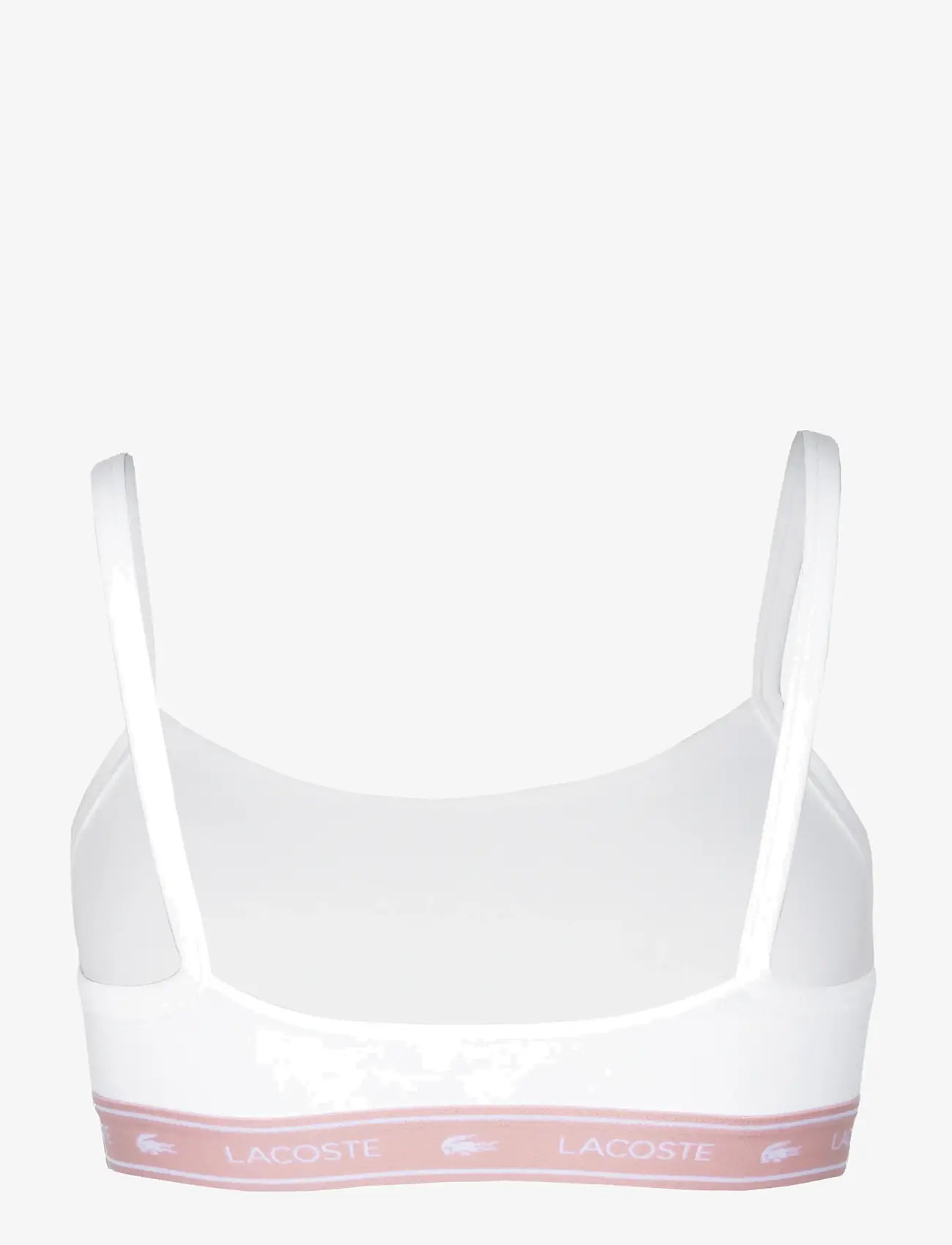 Lacoste - IF8181 Sports Bra - bralette-rintaliivit - white - 1