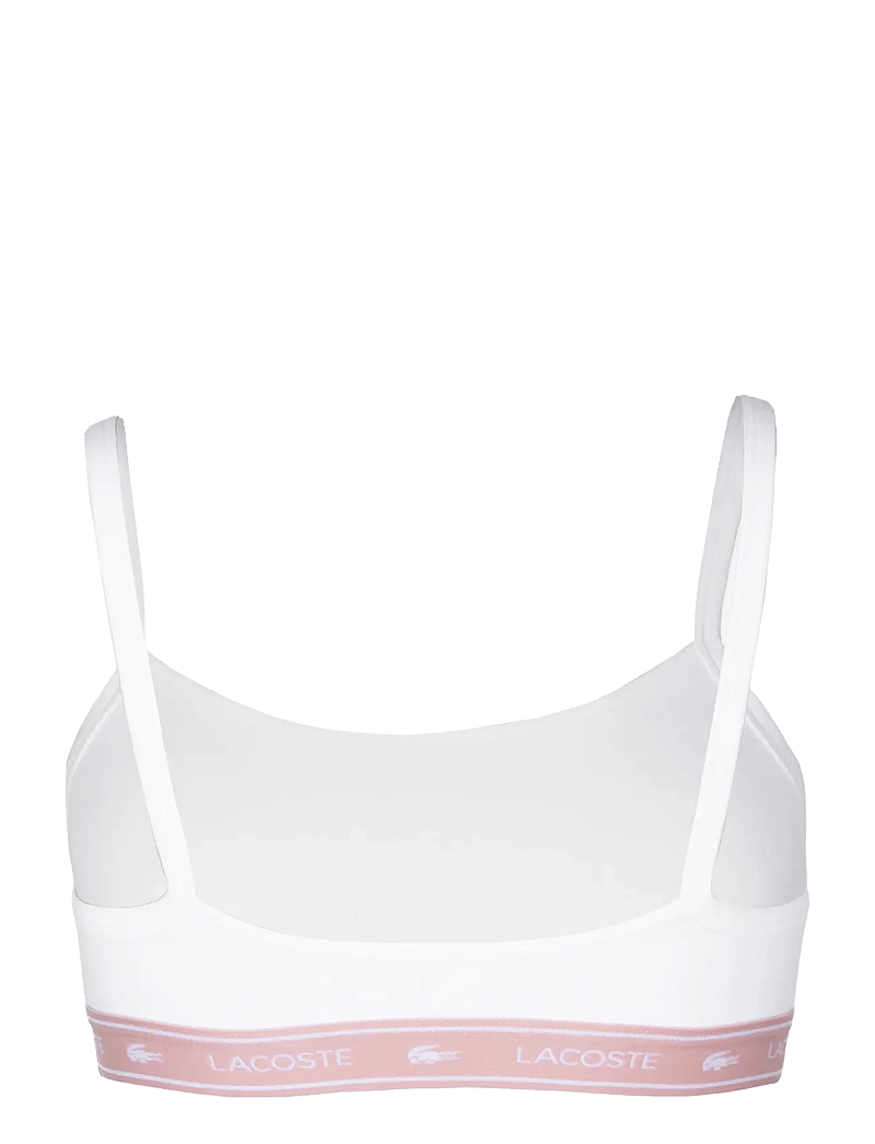 Lacoste - IF8181 Sports Bra - bralette-rintaliivit - white - 1