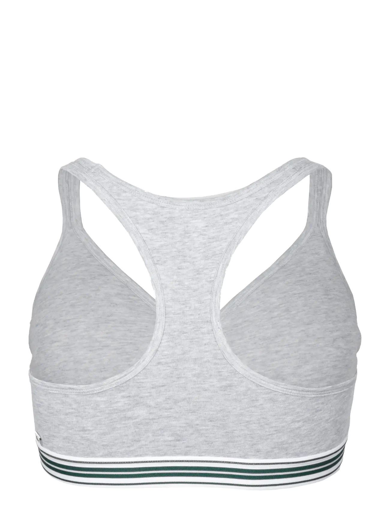 Lacoste - Padded Stretch Jersey Logo Bralette - grey - 1