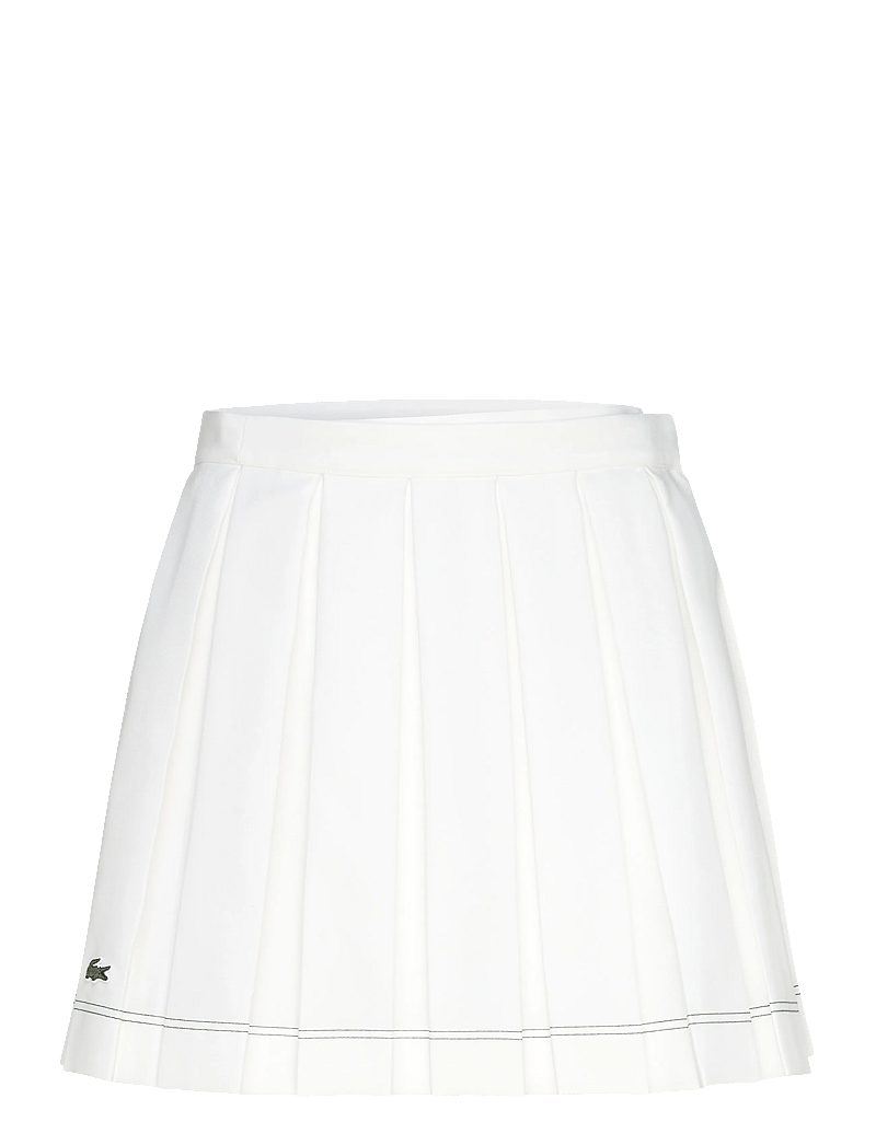Lacoste - Roland-Garros Club Woman Skirt - faltenröcke - white - 0