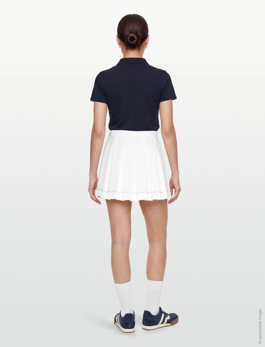 Lacoste - SKIRTS - faltenröcke - white - 4