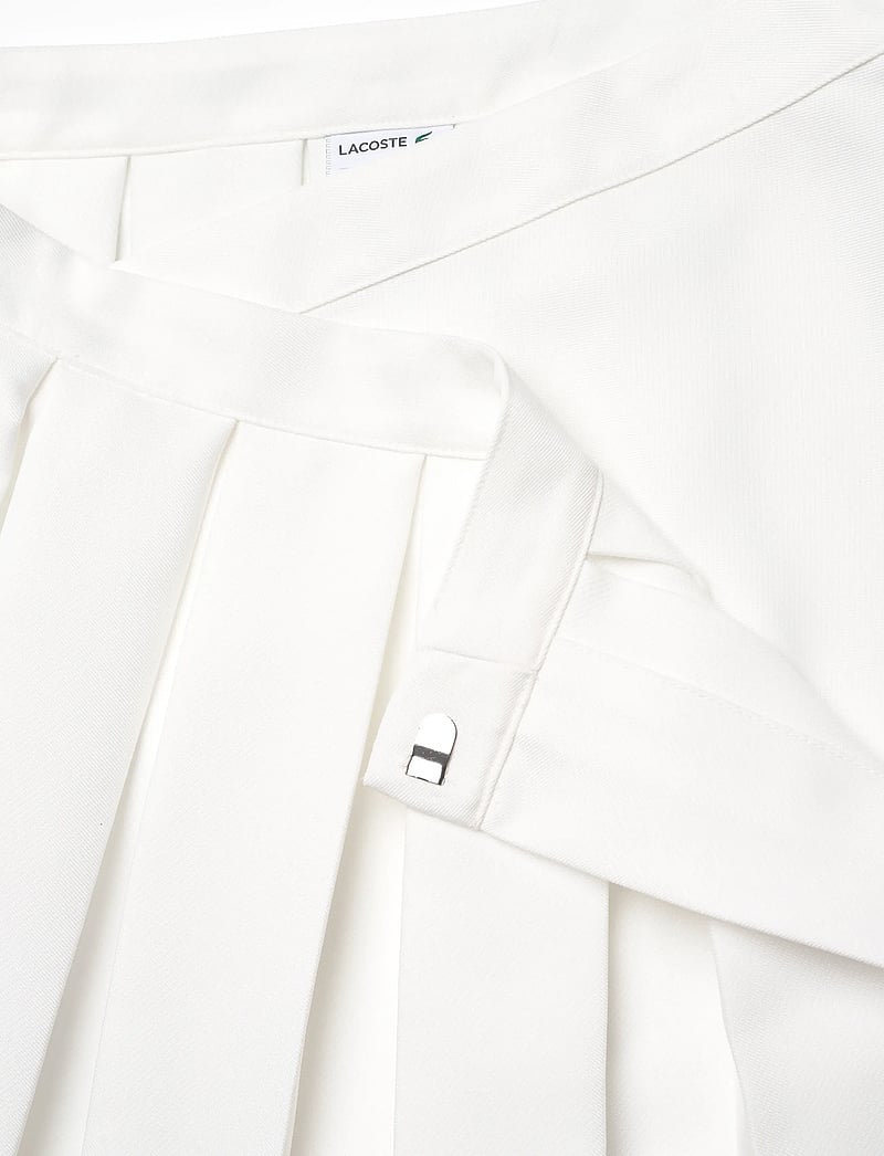 Lacoste - Roland-Garros Club Woman Skirt - faltenröcke - white - 2