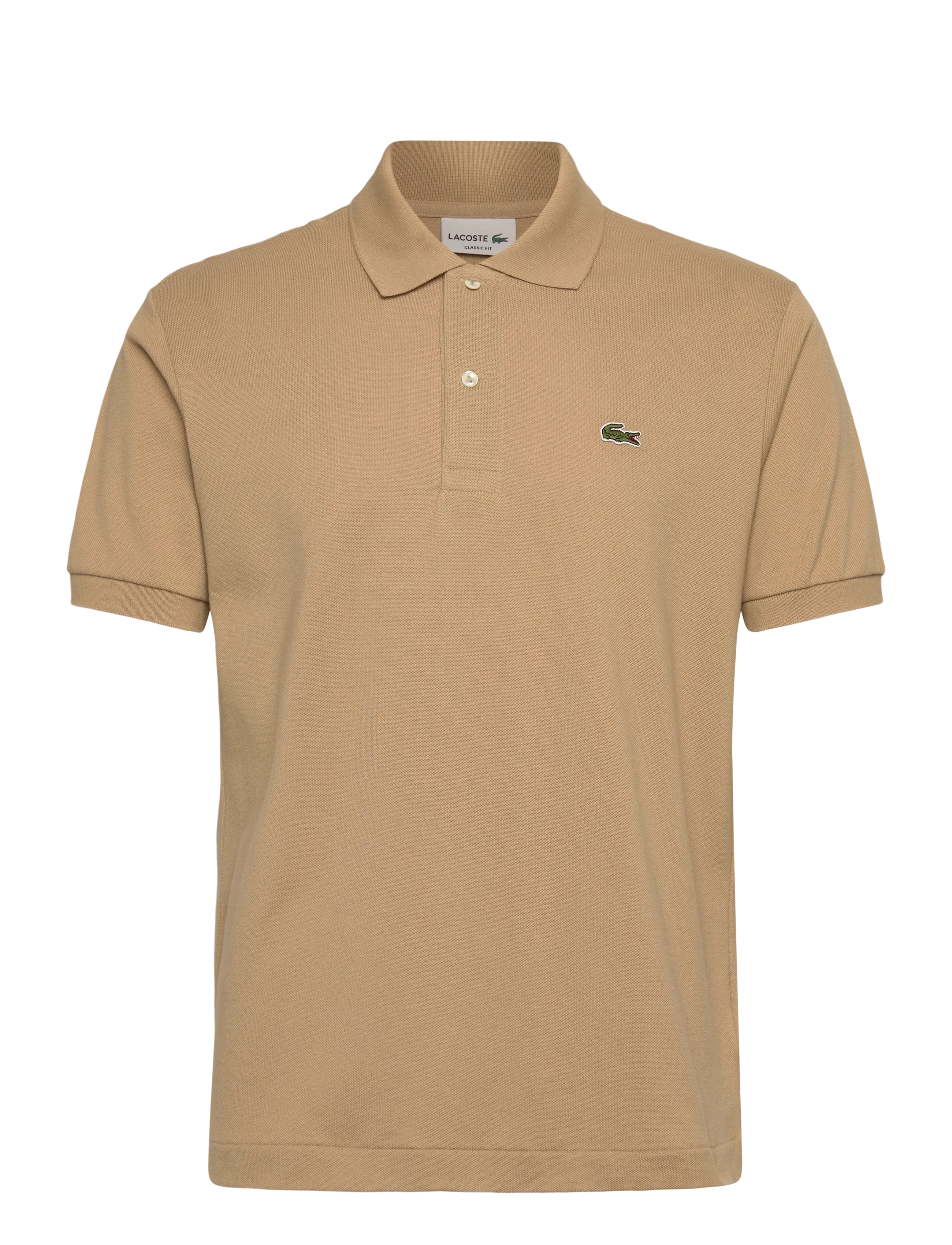 Lacoste Classic Fit L1212 Original Polo Shirt, S, Knitwear, Beige - Short Sleeve Knitted Polos, Männerswear