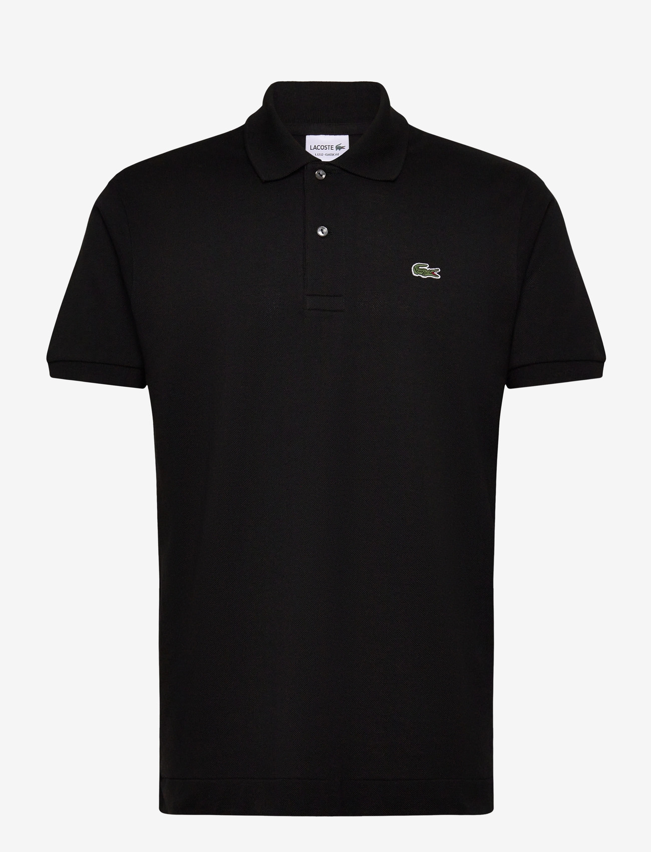 Lacoste Classic Fit L1212 Original Polo Shirt - Pikeepaidat - BLACK / black