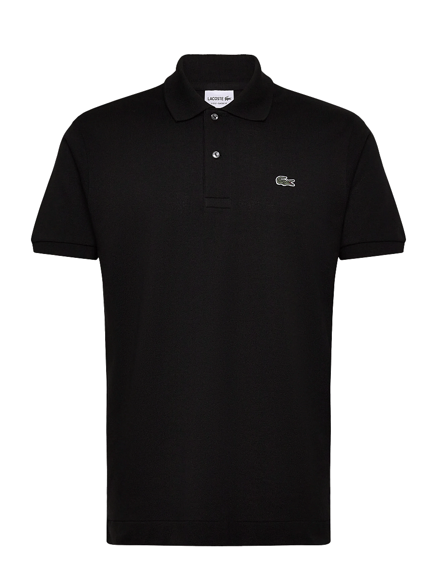 Lacoste - Classic Fit L1212 Original Polo Shirt - short-sleeved polos - black - 1