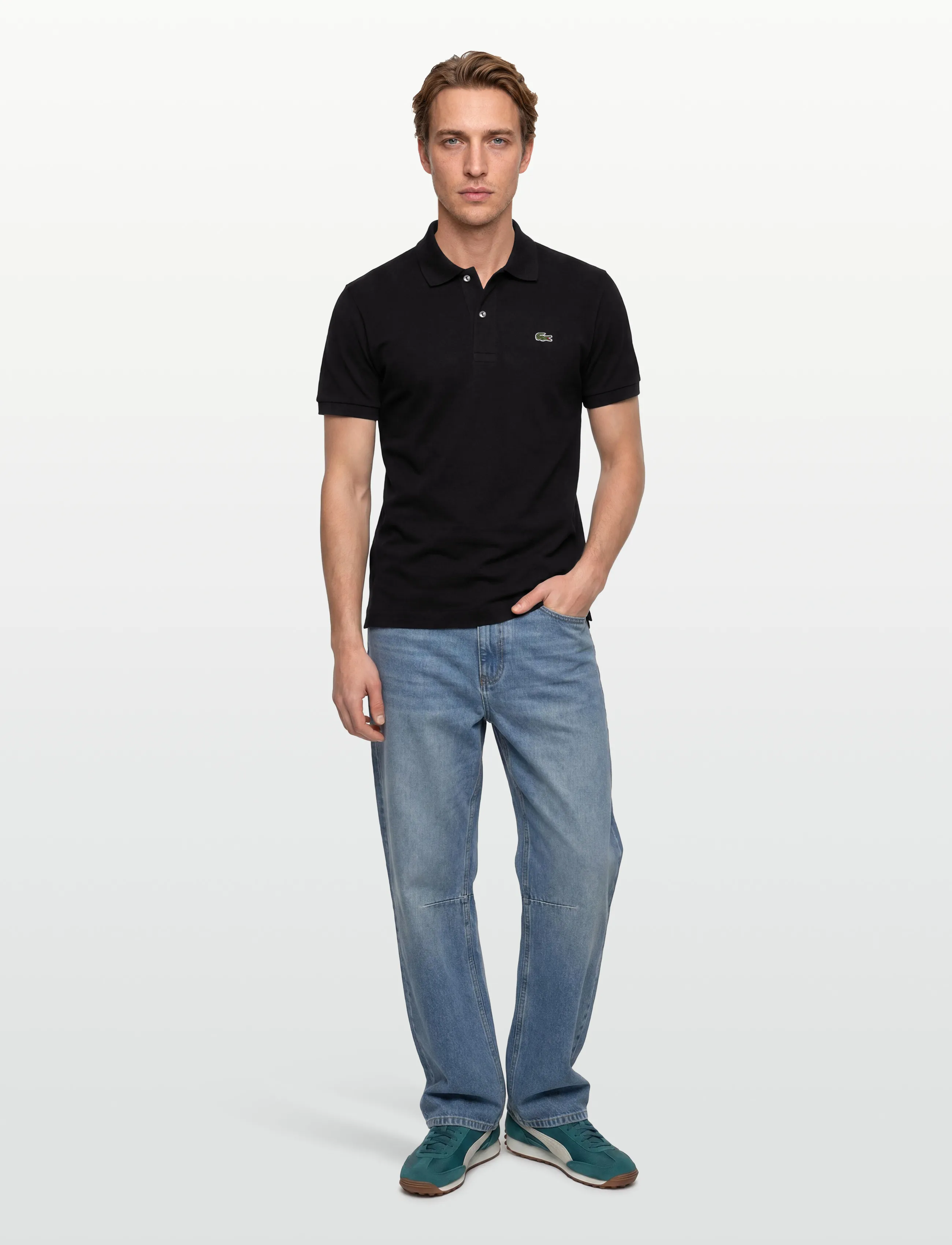 Lacoste Classic Fit L1212 Original Polo Shirt, XS, Knitwear, Schwarz - Short Sleeve Knitted Polos, Männerswear