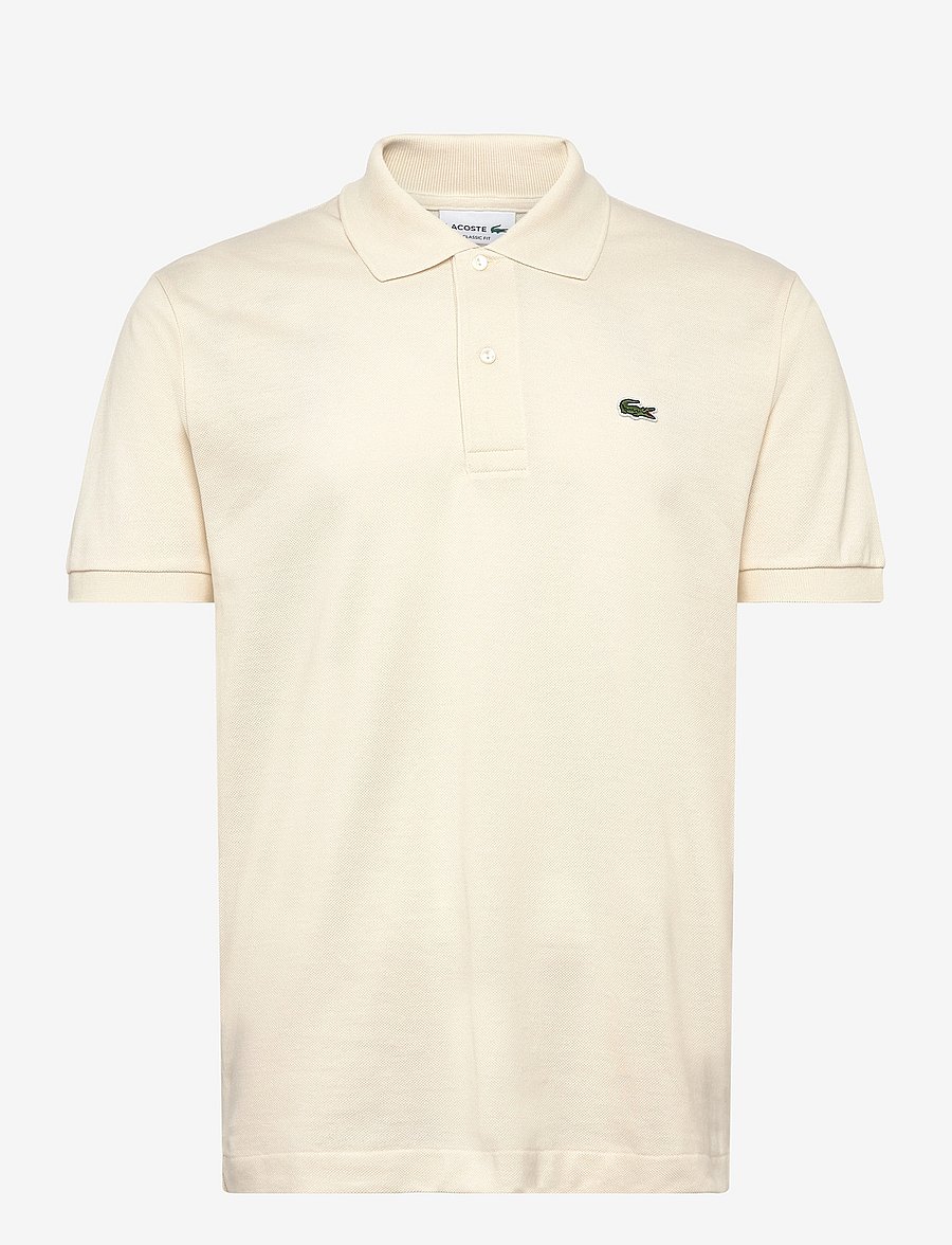 Lacoste - Classic Fit L1212 Original Polo Shirt - kortærmede poloer - creme - 0