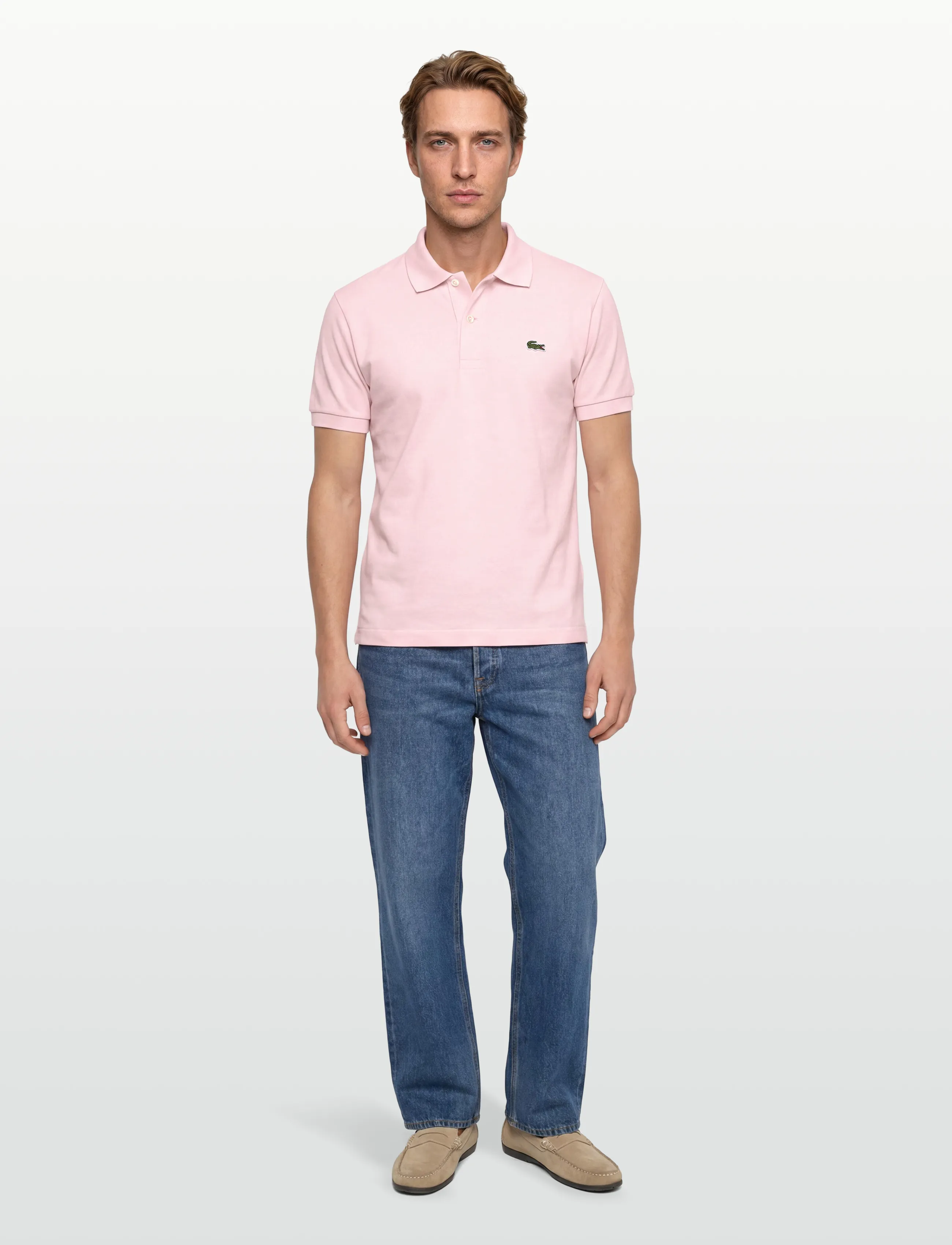 Lacoste Classic Fit L1212 Original Polo Shirt - Polo Shirts - FLAMINGO / pink/rose