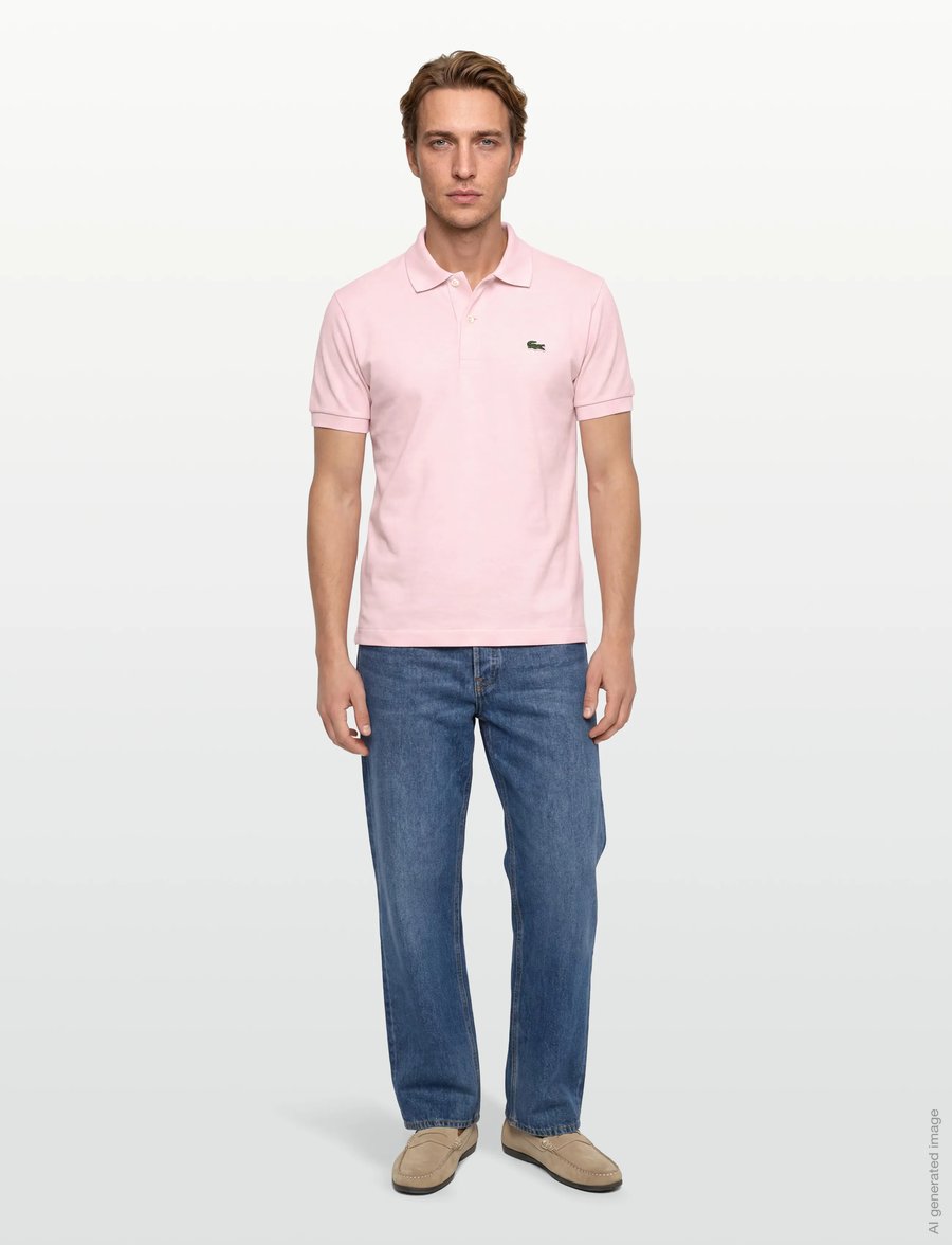 Lacoste - Classic Fit L1212 Original Polo Shirt - kortærmede poloer - flamingo - 0