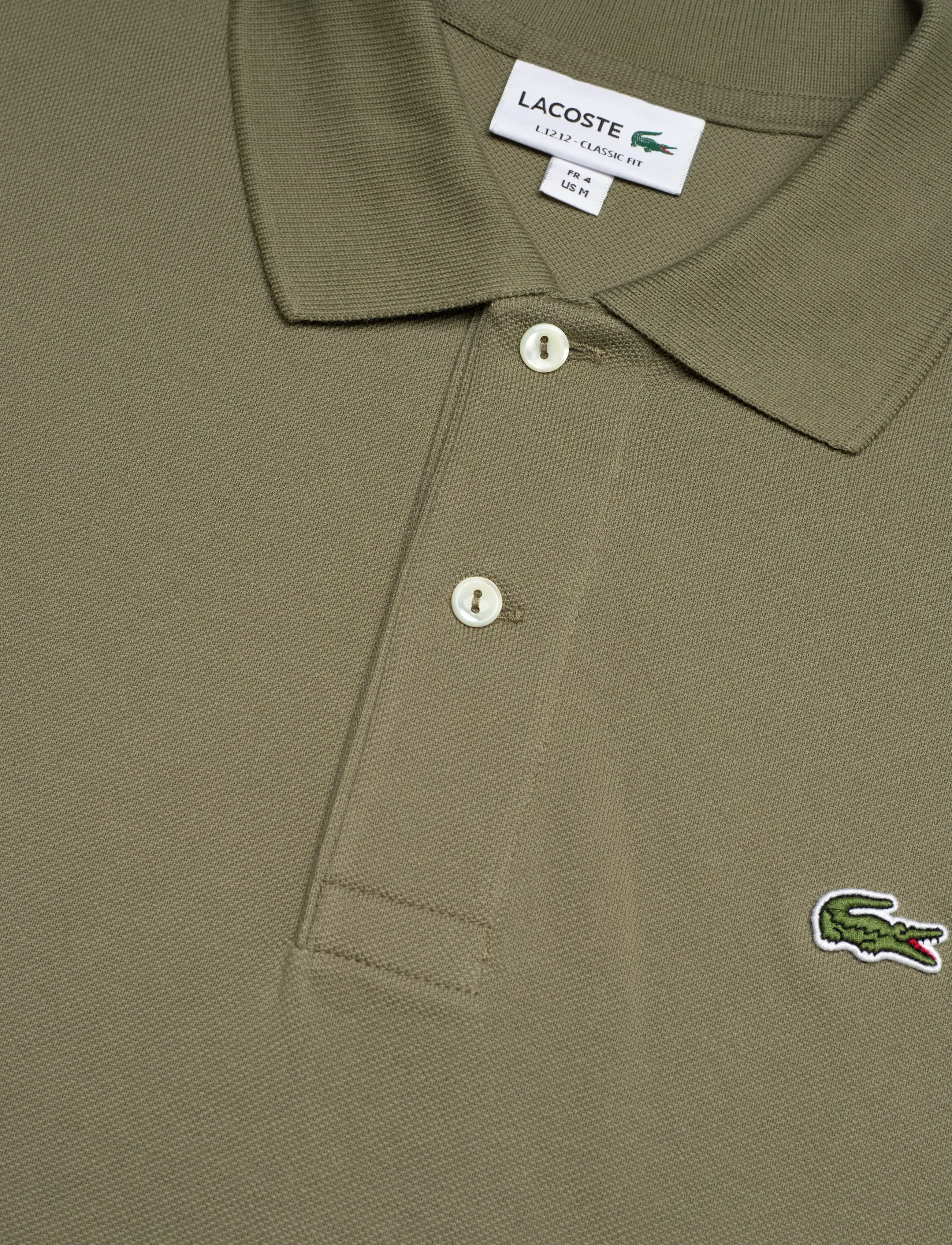 Lacoste - Classic Fit L1212 Original Polo Shirt - kortærmede poloer - khaki - 2