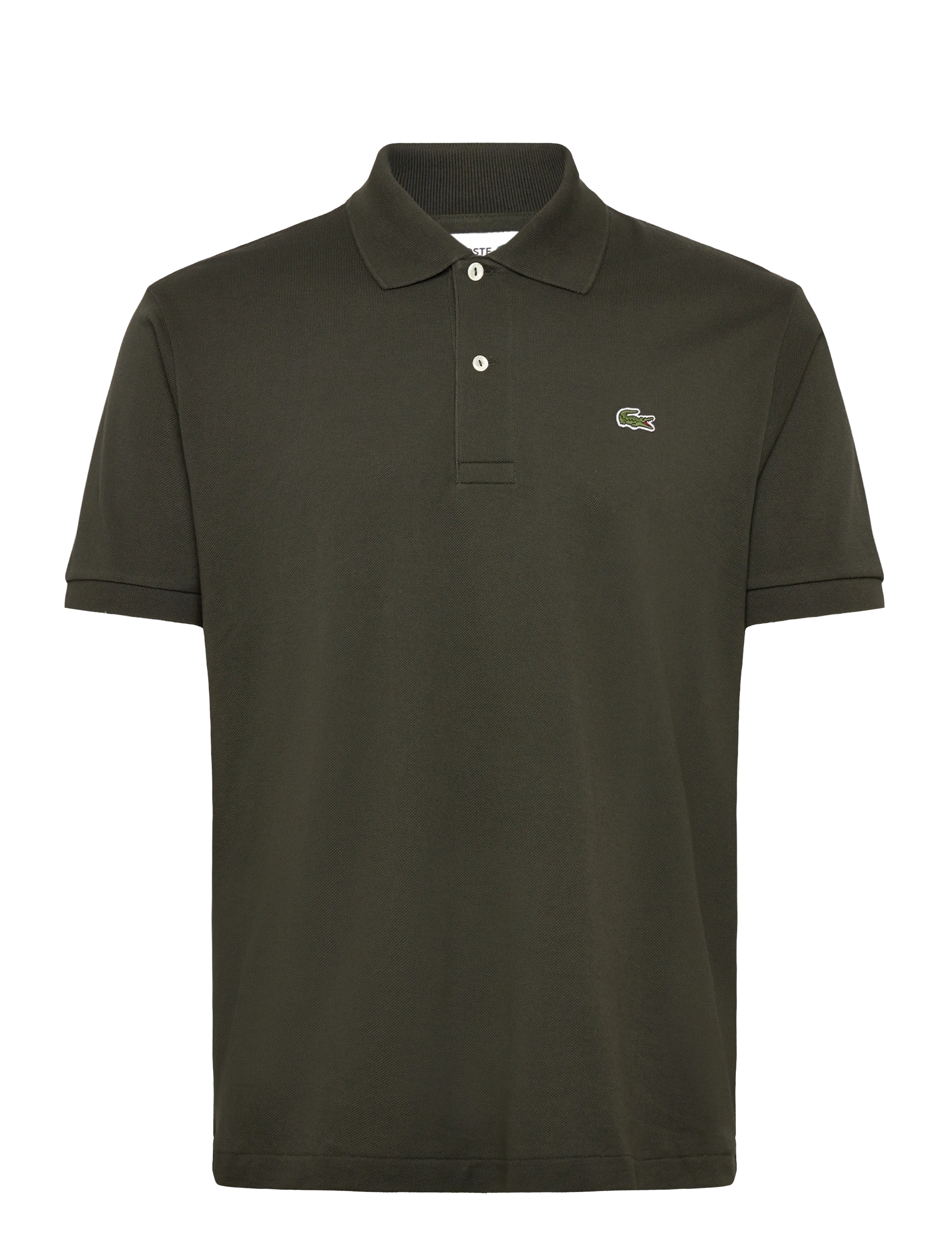 Lacoste Classic Fit L1212 Original Polo Shirt, S, Knitwear, Khakigrün - Short Sleeve Knitted Polos, Männerswear