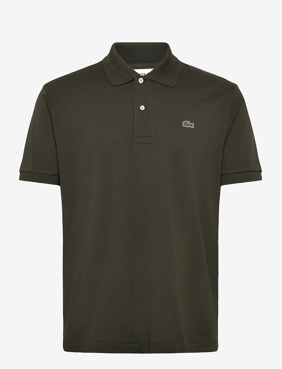 Lacoste - Classic Fit L1212 Original Polo Shirt - kortærmede poloer - khaki green - 0
