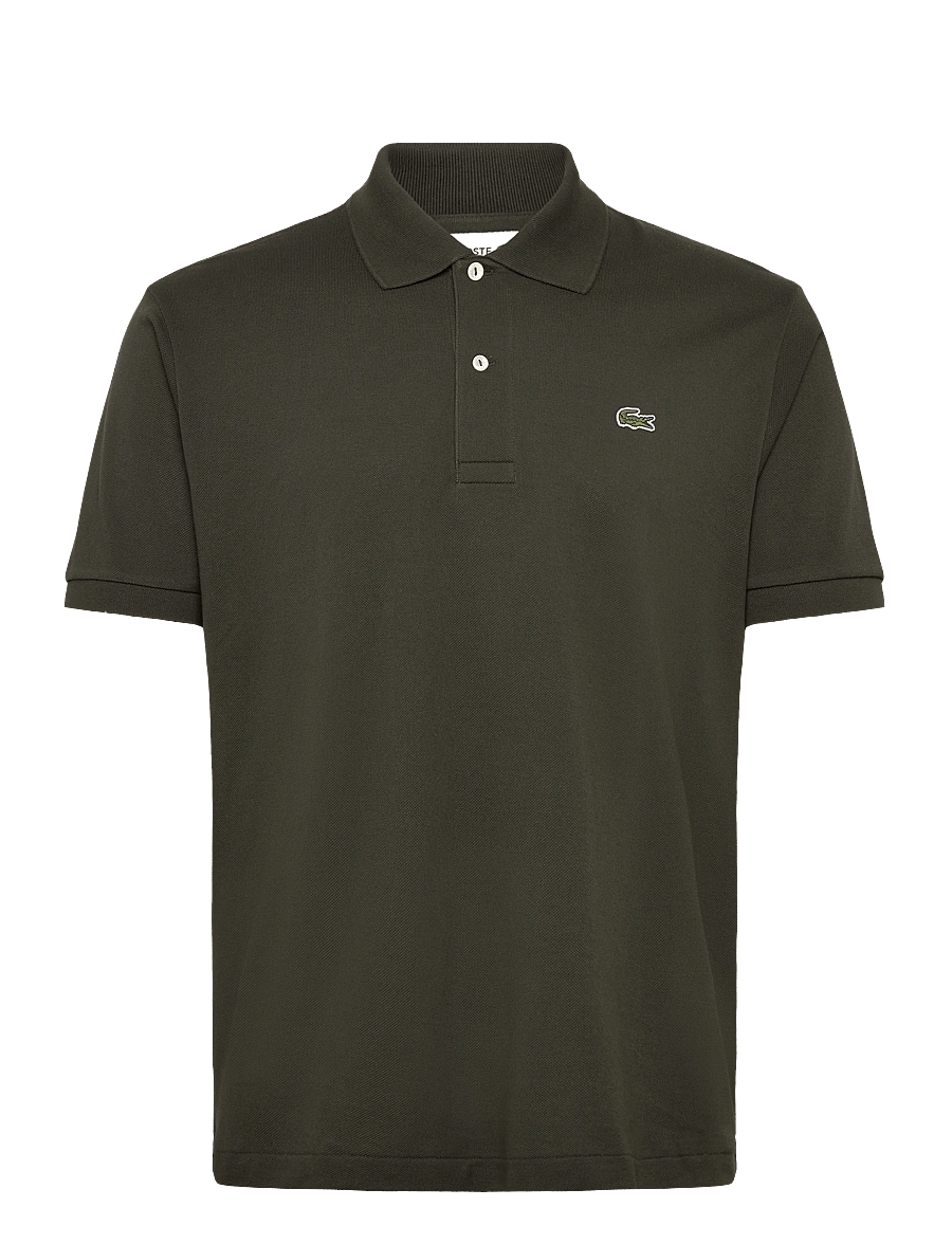 Lacoste - Classic Fit L1212 Original Polo Shirt - kortærmede poloer - khaki green - 0