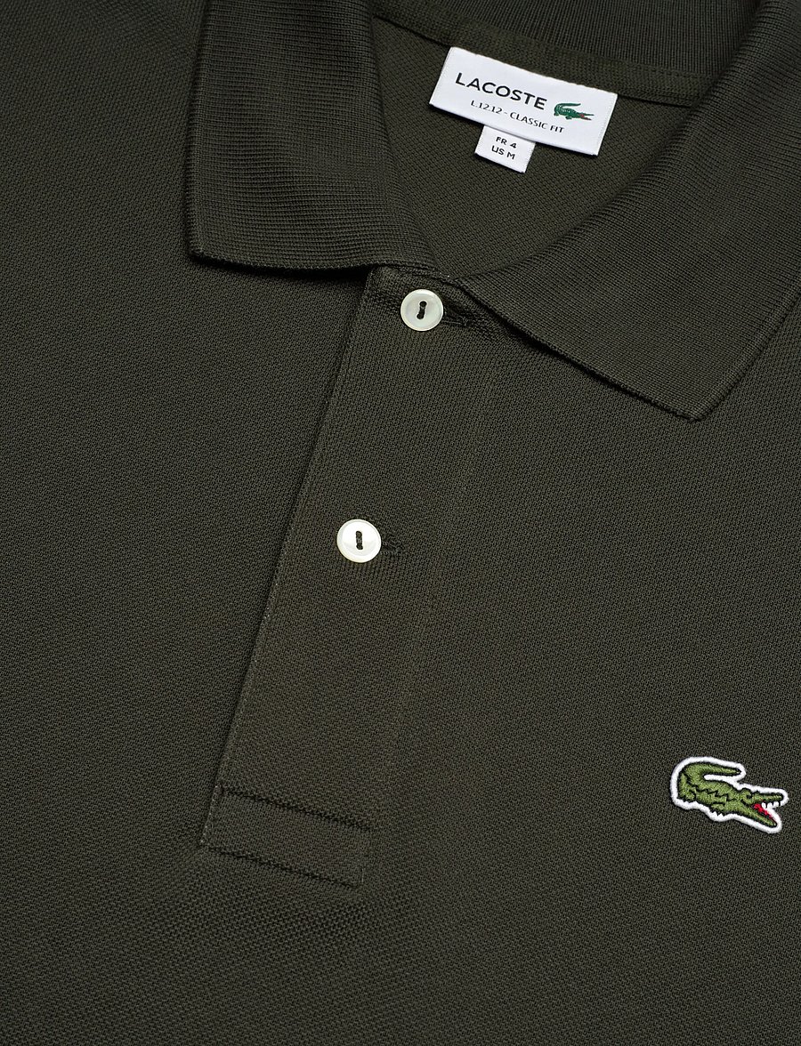 Lacoste - Classic Fit L1212 Original Polo Shirt - kortærmede poloer - khaki green - 2