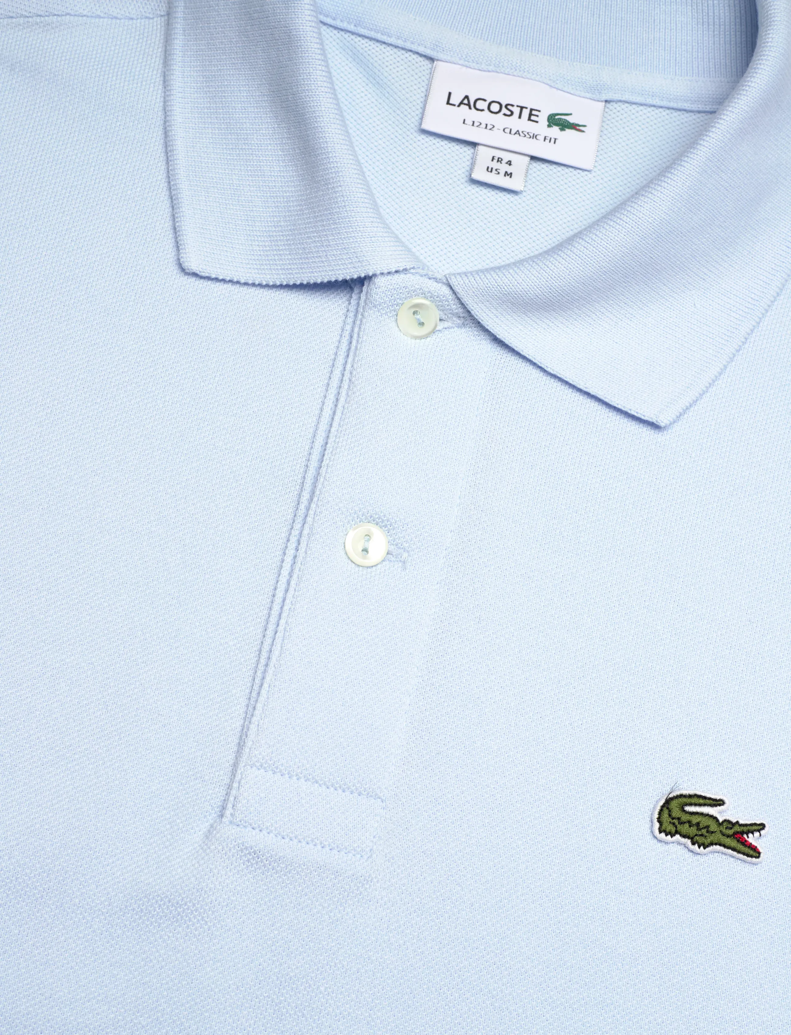 Lacoste - Classic Fit L1212 Original Polo Shirt - kortærmede poloer - light blue - 2