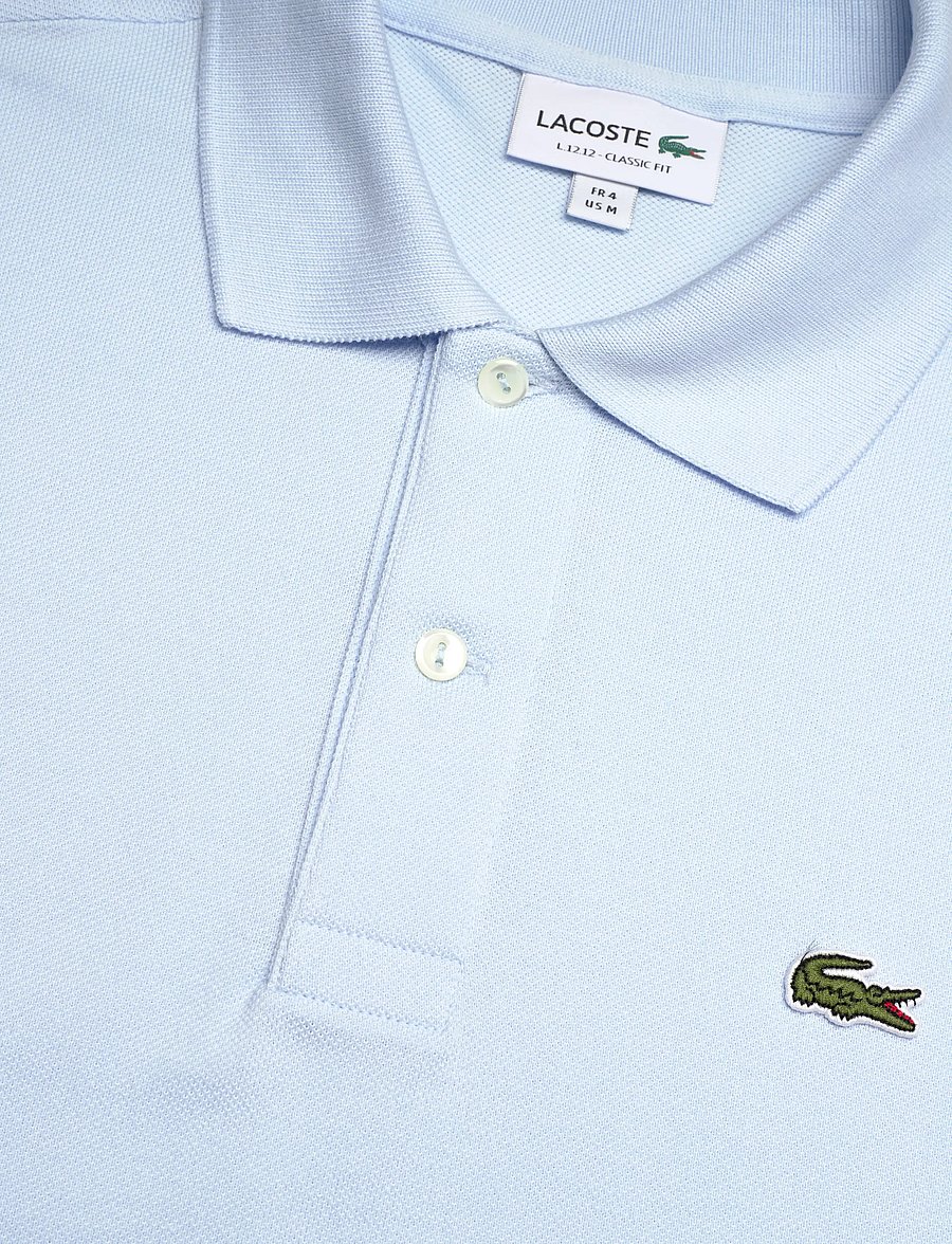 Lacoste - Classic Fit L1212 Original Polo Shirt - kortærmede poloer - light blue - 2