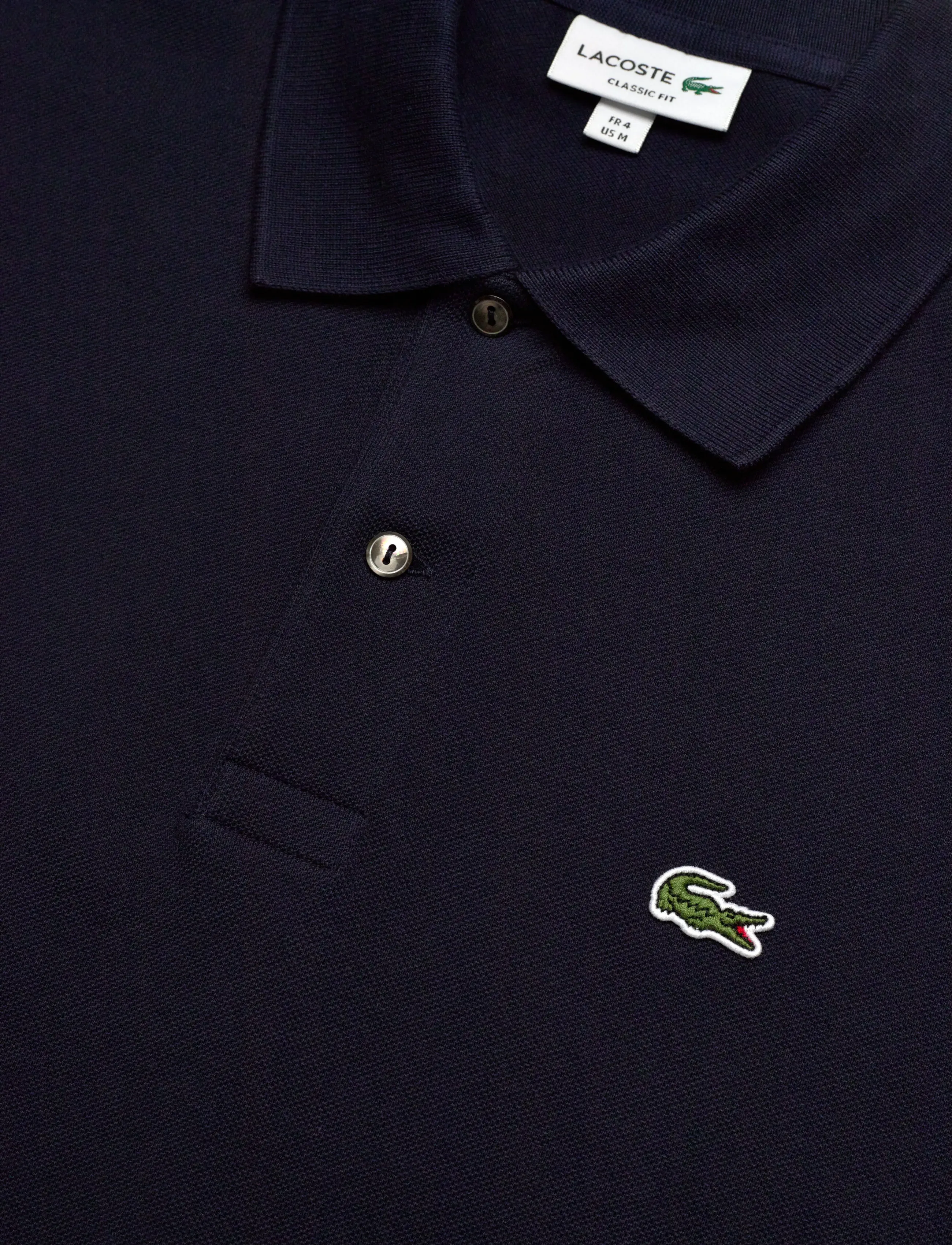 Lacoste - Classic Fit L1212 Original Polo Shirt - stutterma pólóbolir - navy blue - 2